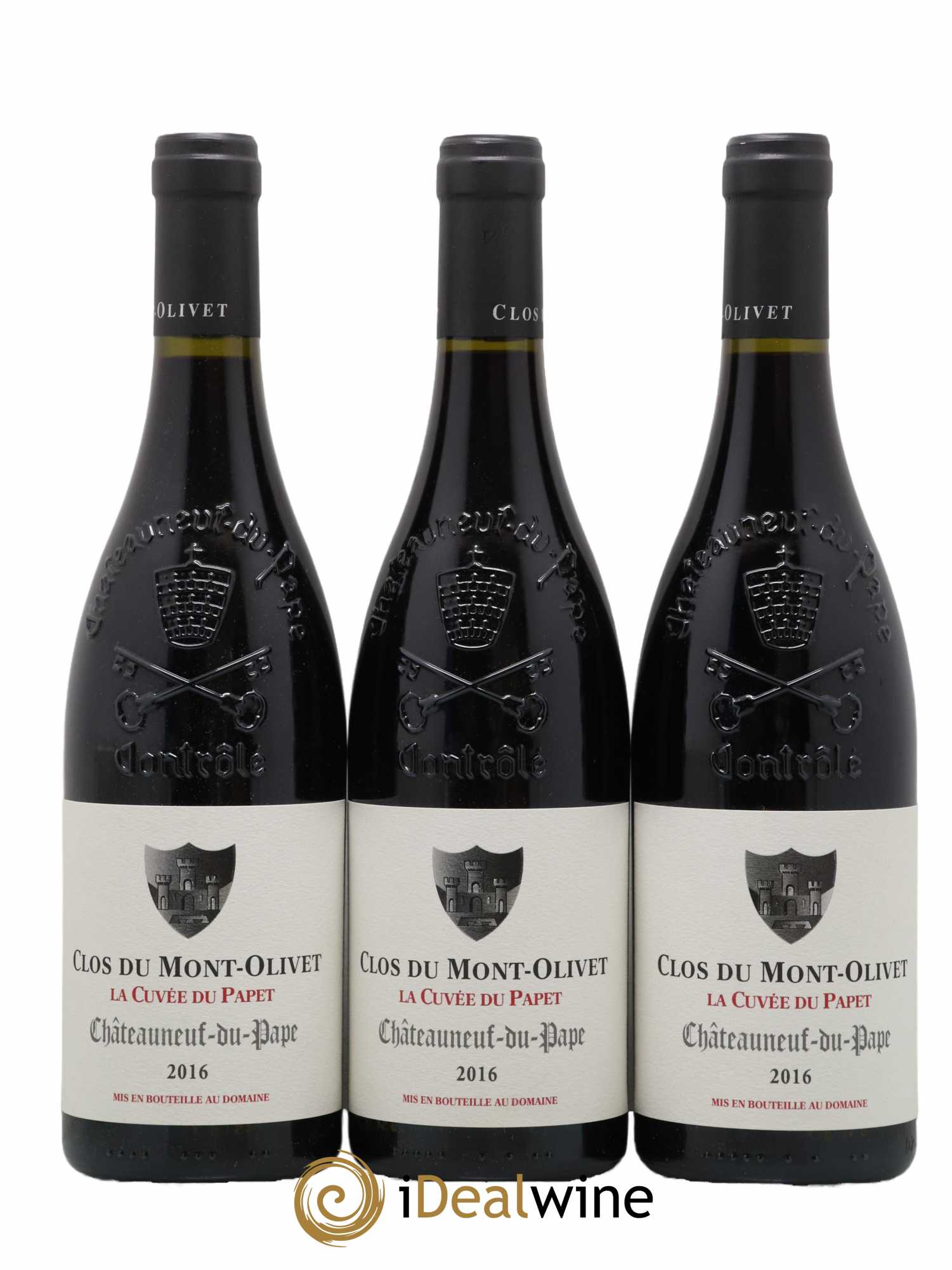 Châteauneuf-du-Pape Cuvée du Papet Clos du Mont-Olivet 2016 - Lot de 3 bouteilles - 0