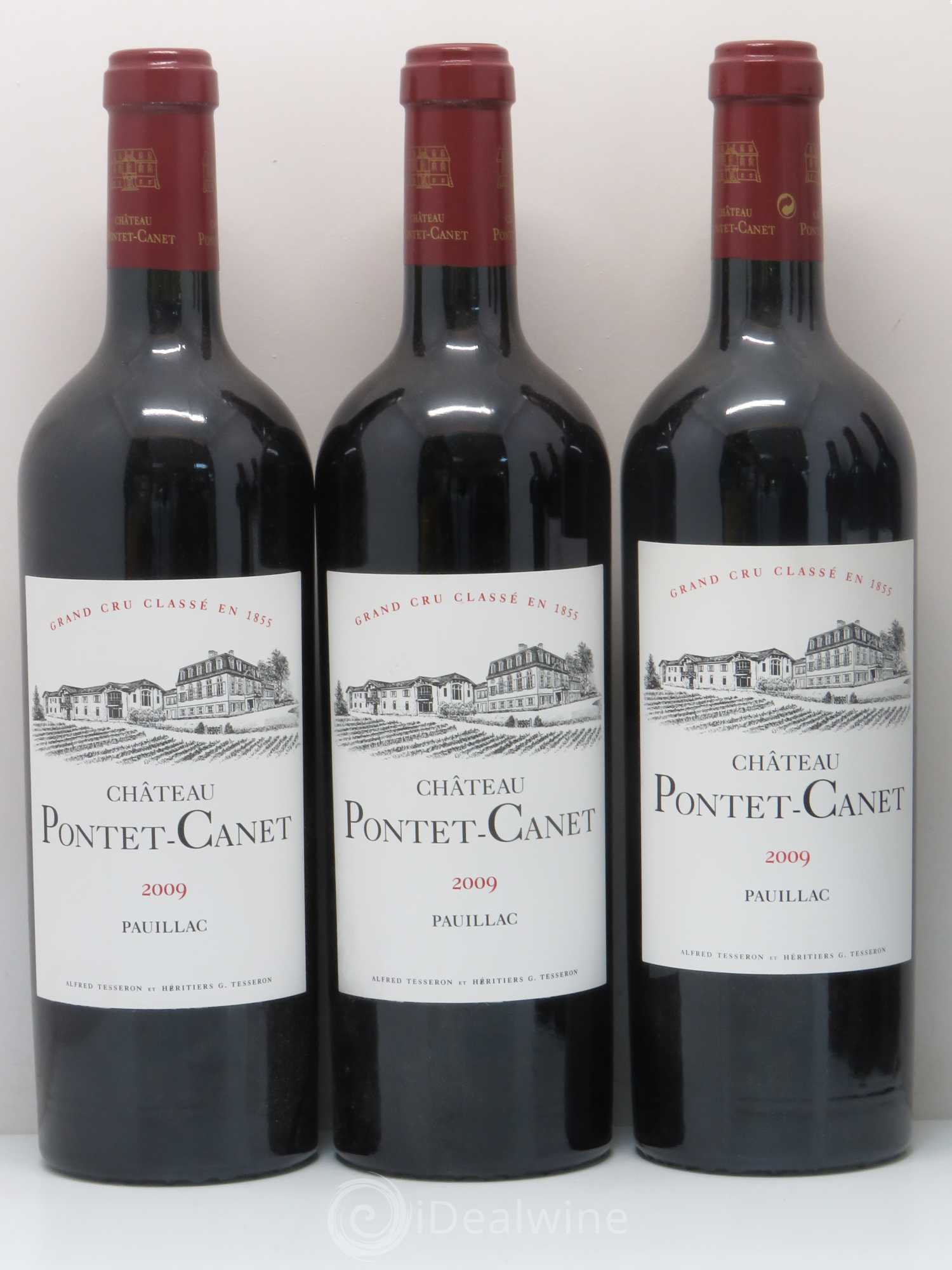 Château Pontet Canet 5ème Grand Cru Classé 2009 - Lot de 6 bouteilles - 1