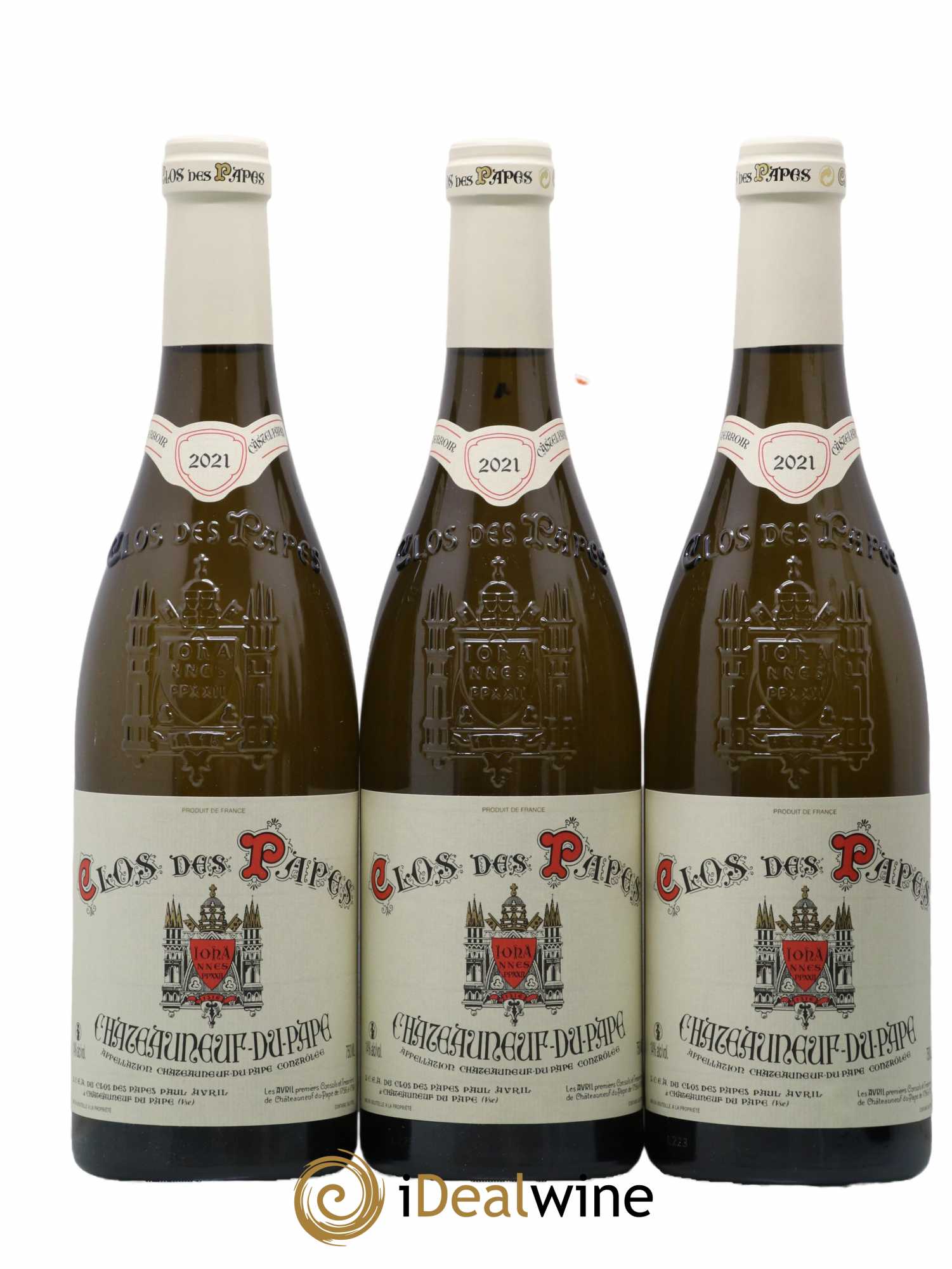 Châteauneuf-du-Pape Clos des Papes - Paul Avril 2021 - Lot de 6 bouteilles - 2