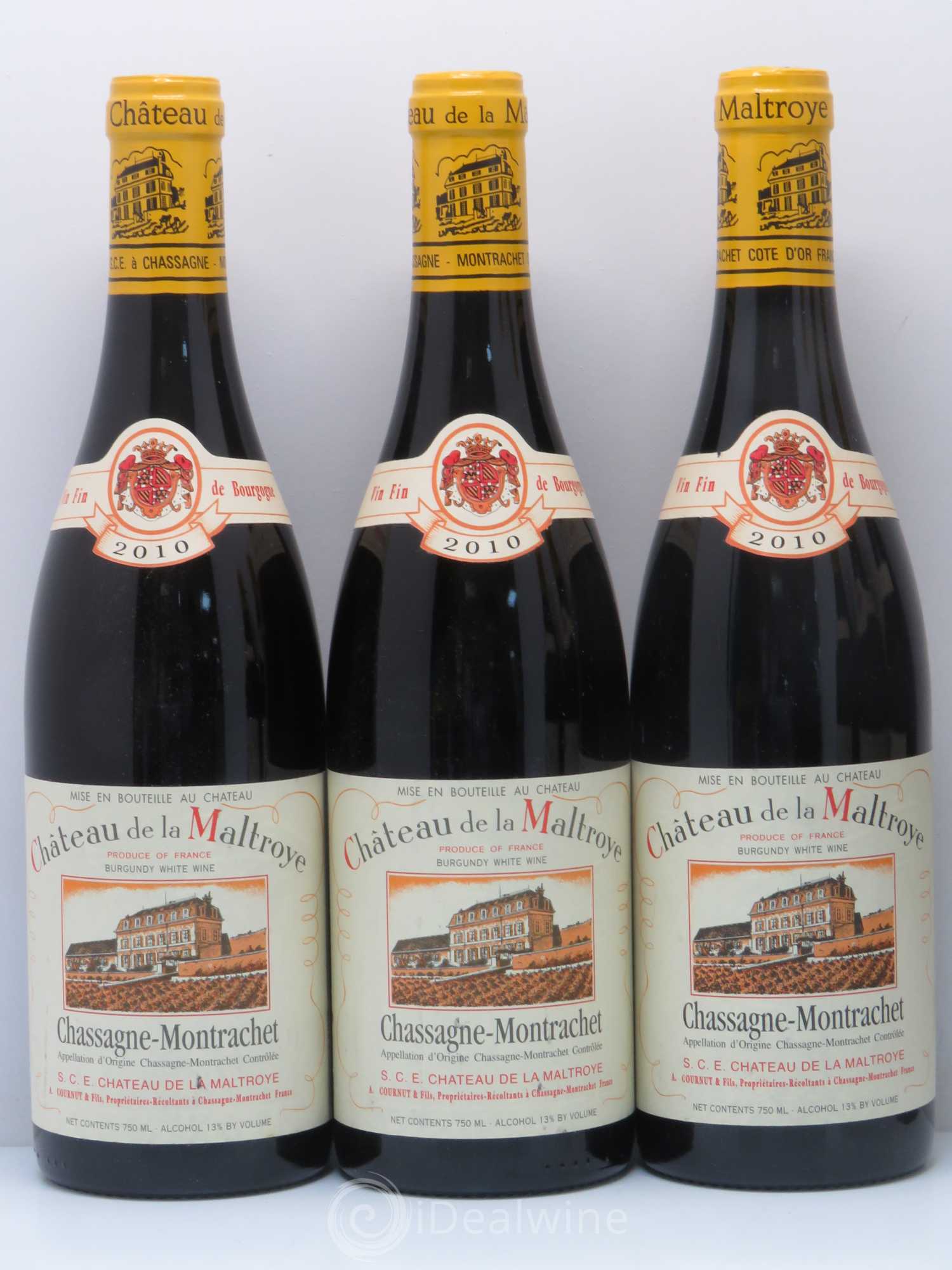 Chassagne-Montrachet Chateau de la Maltroye 2010 - Posten von 6 Flaschen - 1