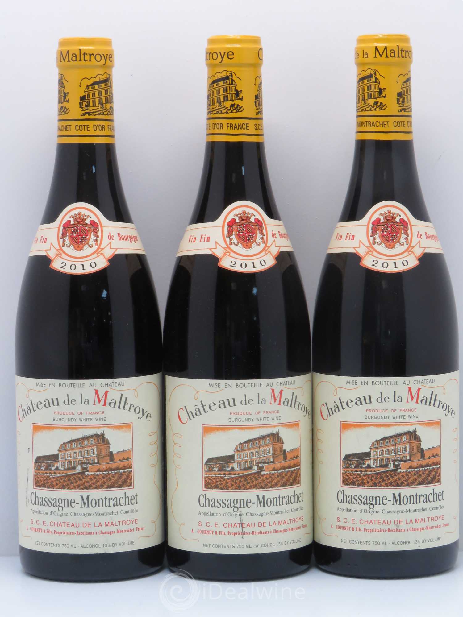 Chassagne-Montrachet Chateau de la Maltroye 2010 - Posten von 6 Flaschen - 2