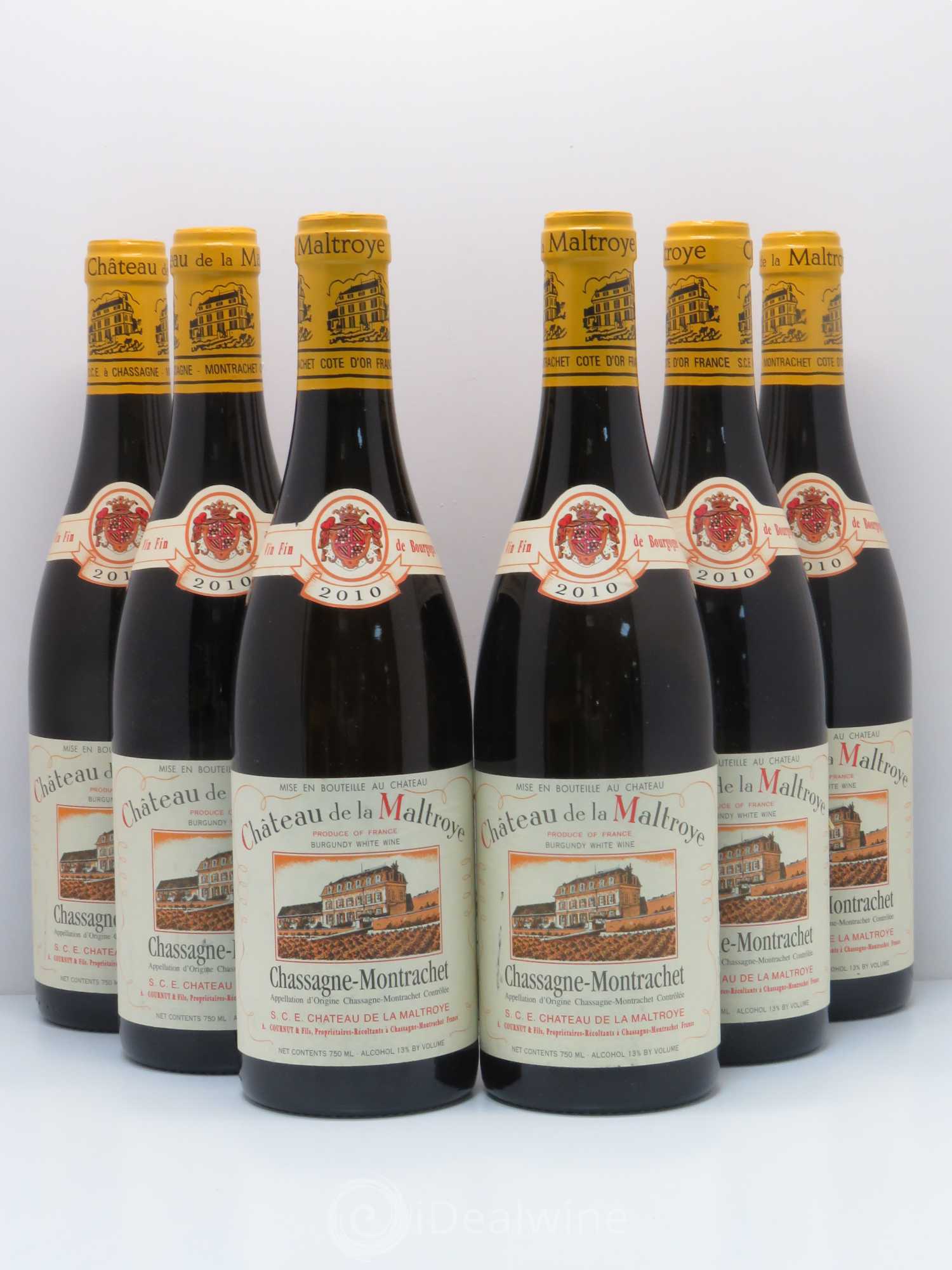Chassagne-Montrachet Chateau de la Maltroye 2010 - Posten von 6 Flaschen - 0