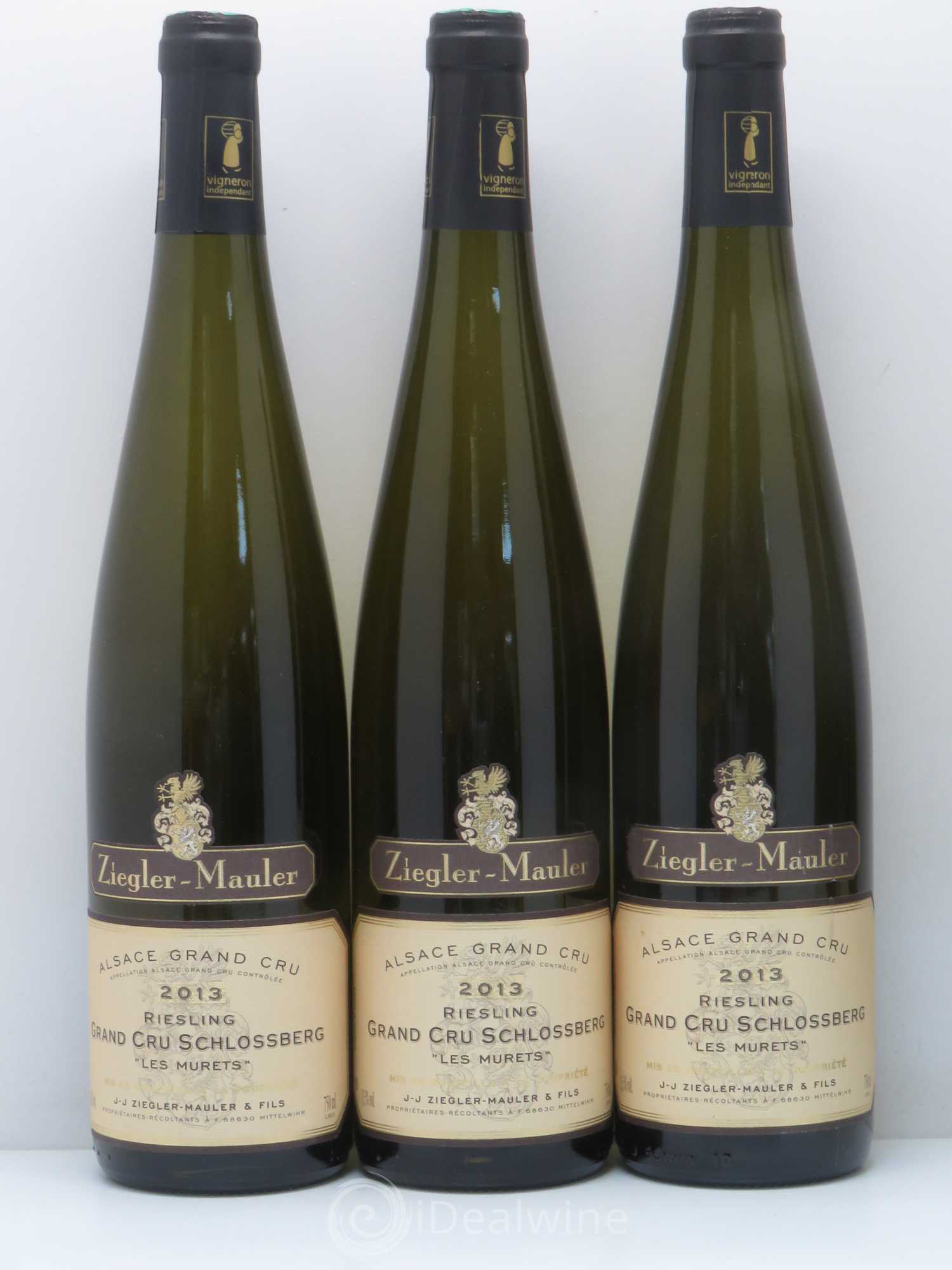 Riesling Ziegler Mauler les murets 2013 - Posten von 5 Flaschen - 1