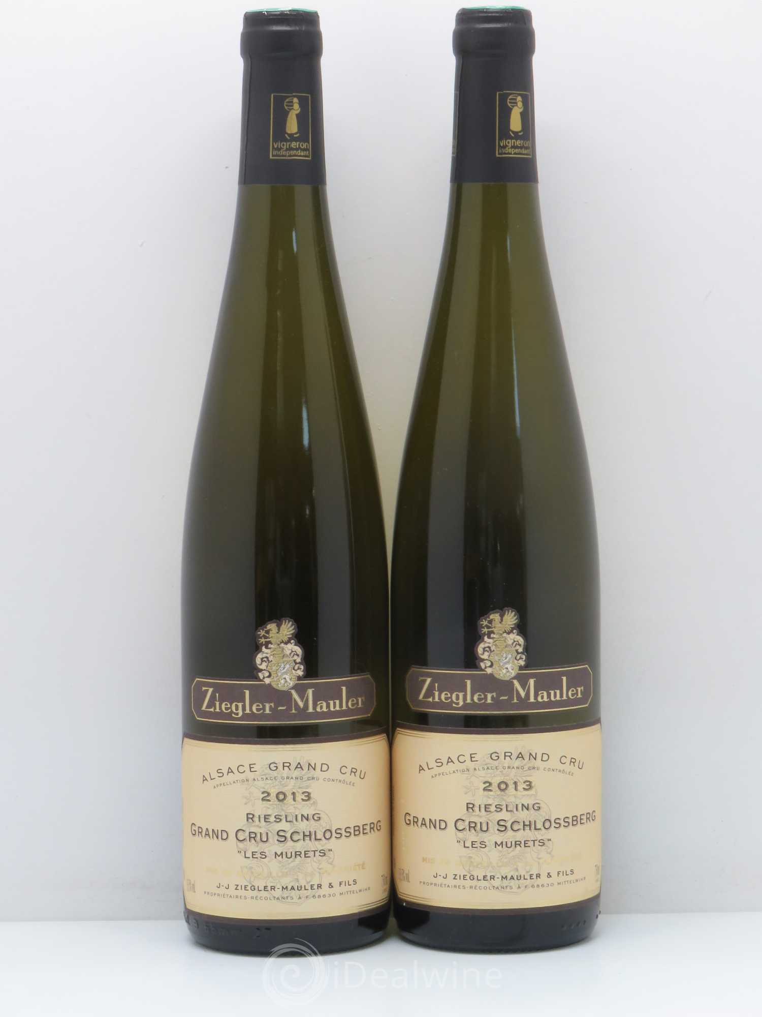 Riesling Ziegler Mauler les murets 2013 - Posten von 5 Flaschen - 2