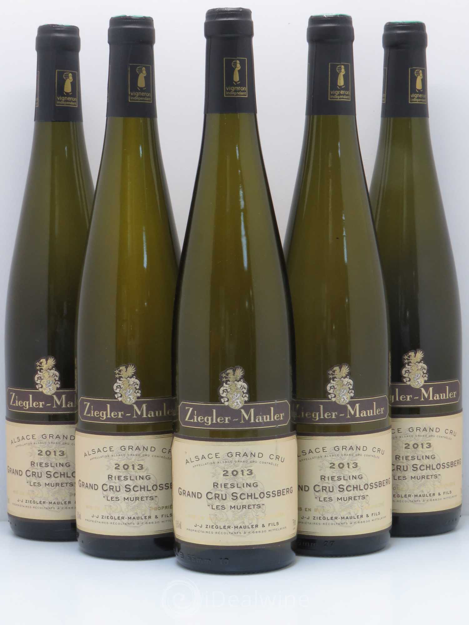 Riesling Ziegler Mauler les murets 2013 - Posten von 5 Flaschen - 0