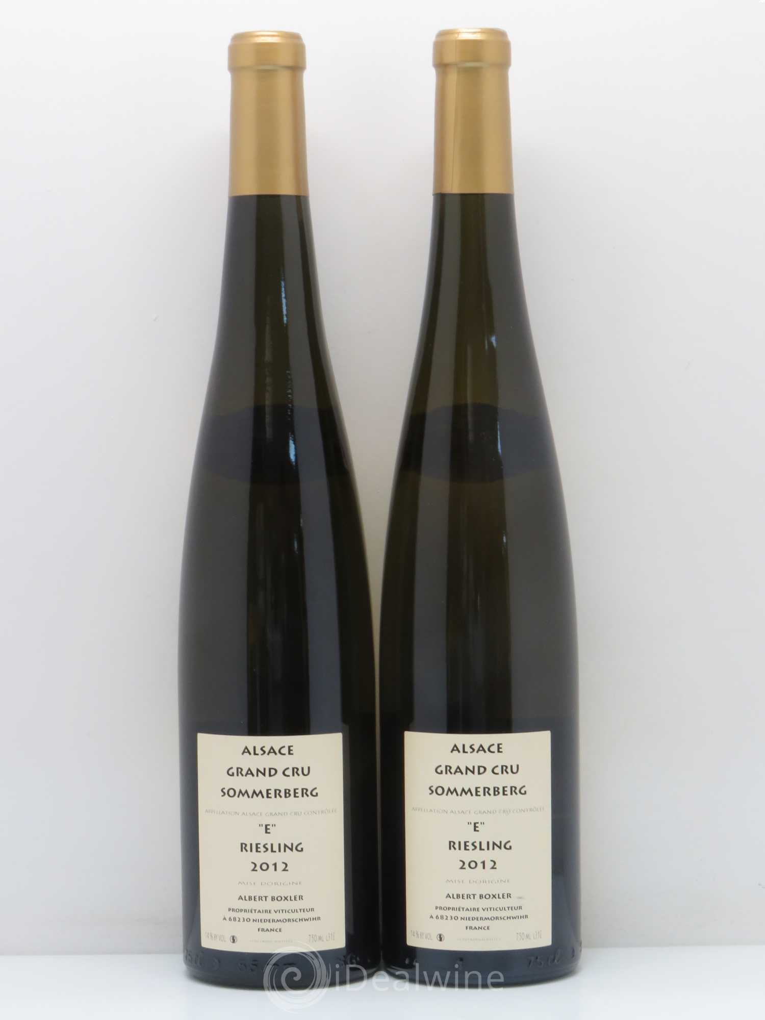 Riesling Grand Cru Sommerberg E Albert Boxler 2012 - Lotto di 2 bottiglie - 1