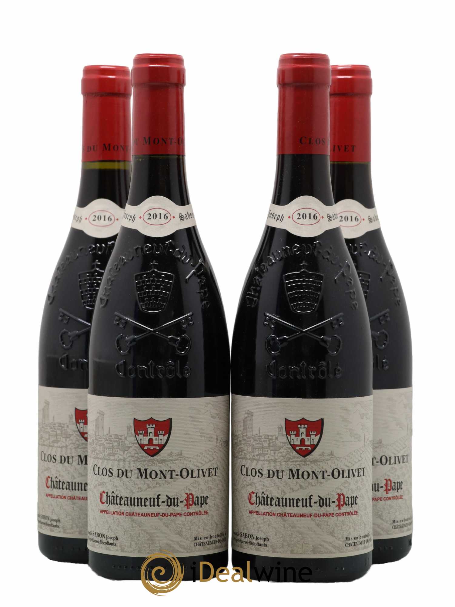 Châteauneuf-du-Pape Clos du Mont-Olivet 2016 - Lot de 4 bouteilles - 0