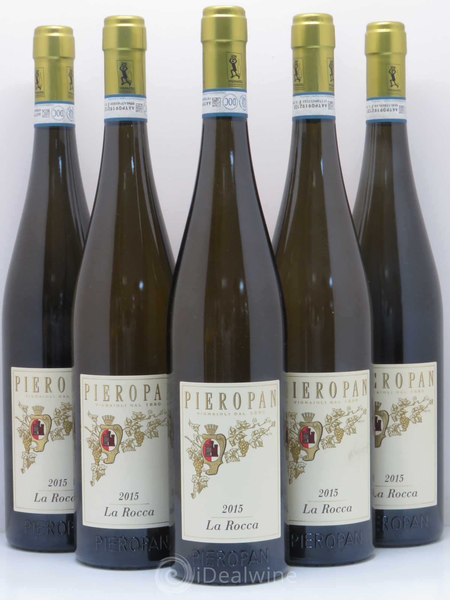 Italie Pieropan La Rocca 2015 - Lot de 5 bouteilles - 0