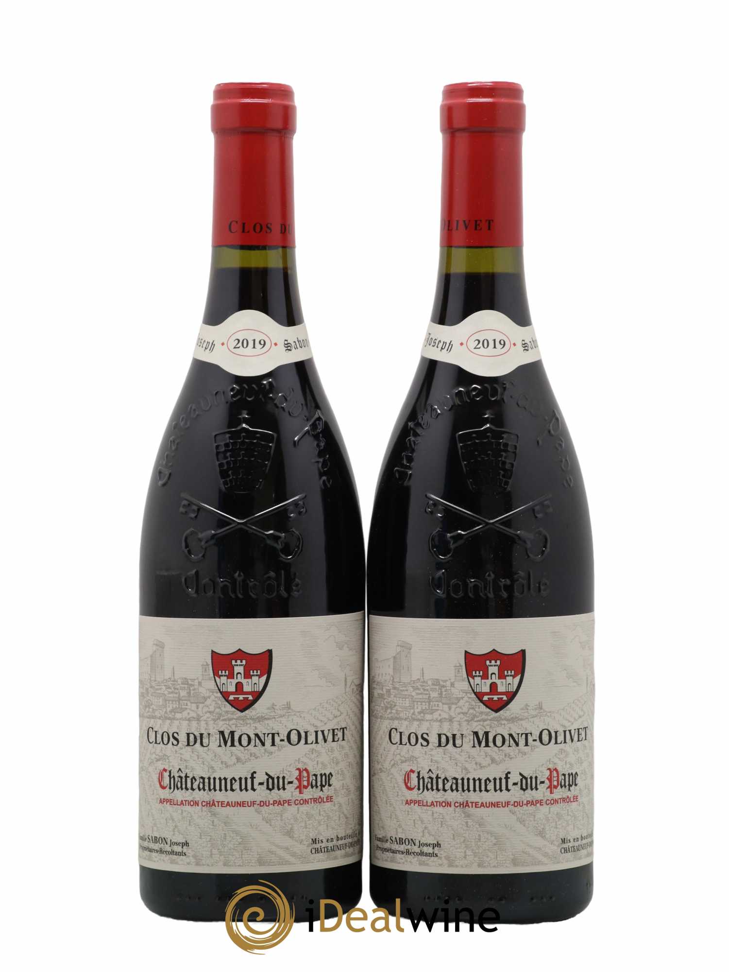 Châteauneuf-du-Pape Clos du Mont-Olivet 2019 - Lot de 2 bouteilles - 0
