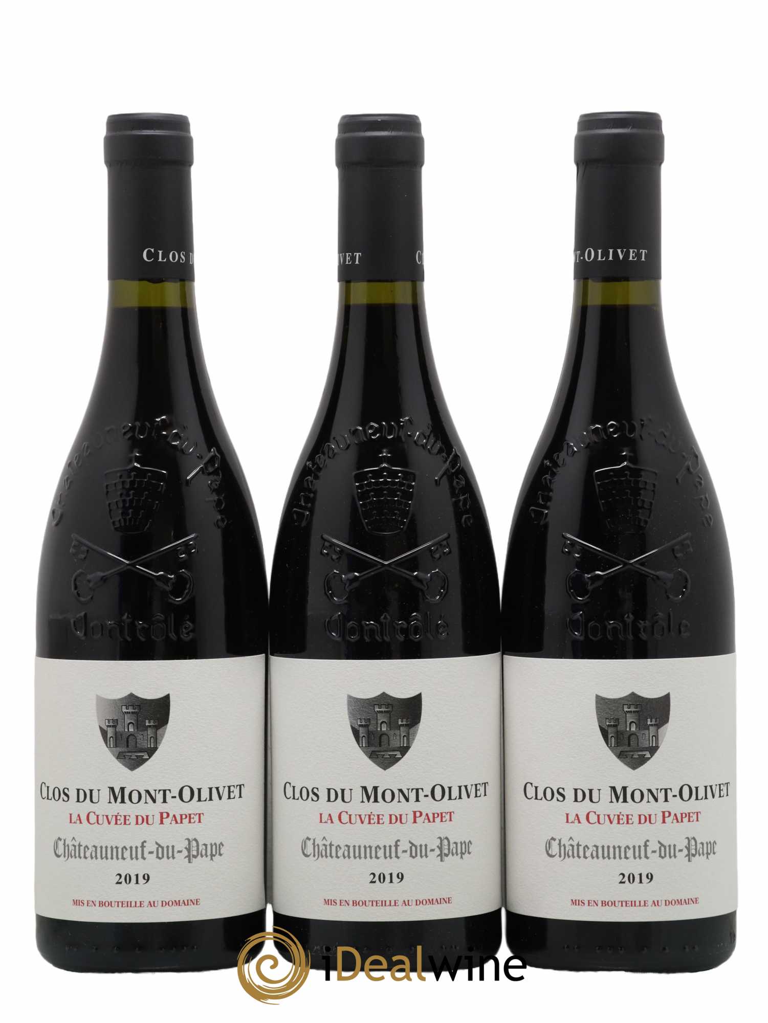 Châteauneuf-du-Pape Cuvée du Papet Clos du Mont-Olivet 2019 - Lot de 3 bouteilles - 0