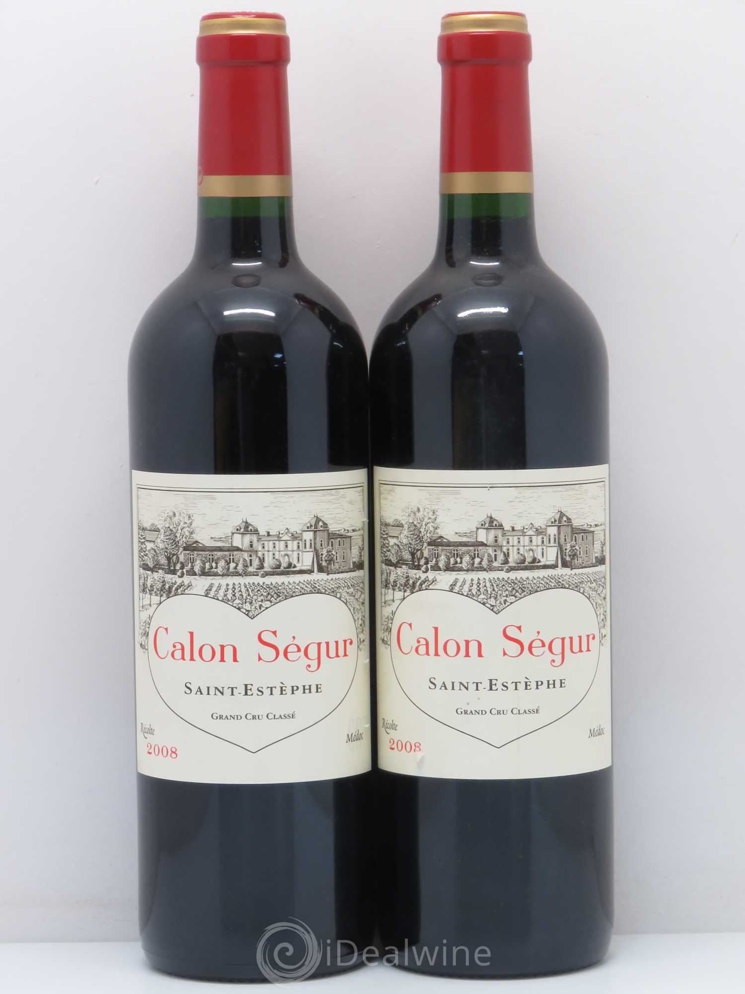 Château Calon Ségur 3ème Grand Cru Classé 2008 - Lot de 2 bouteilles - 0