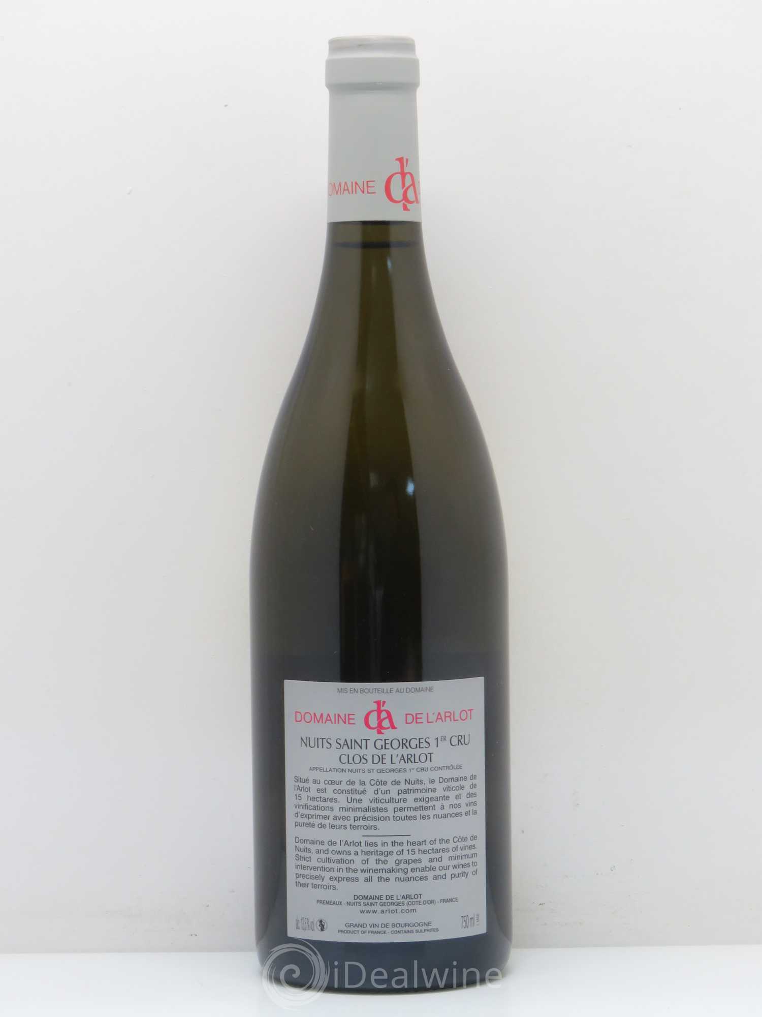 Nuits-Saint-Georges 1er Cru Clos de l'Arlot Domaine de l'Arlot 2014 - Lot de 1 bouteille - 1