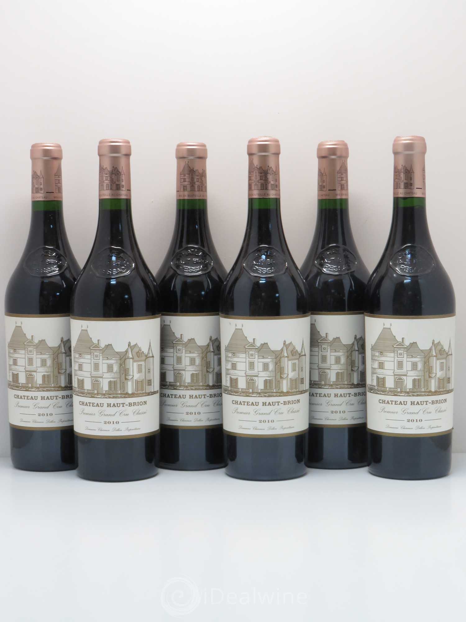 Château Haut Brion 1er Grand Cru Classé 2010 - Lot de 6 bouteilles - 0