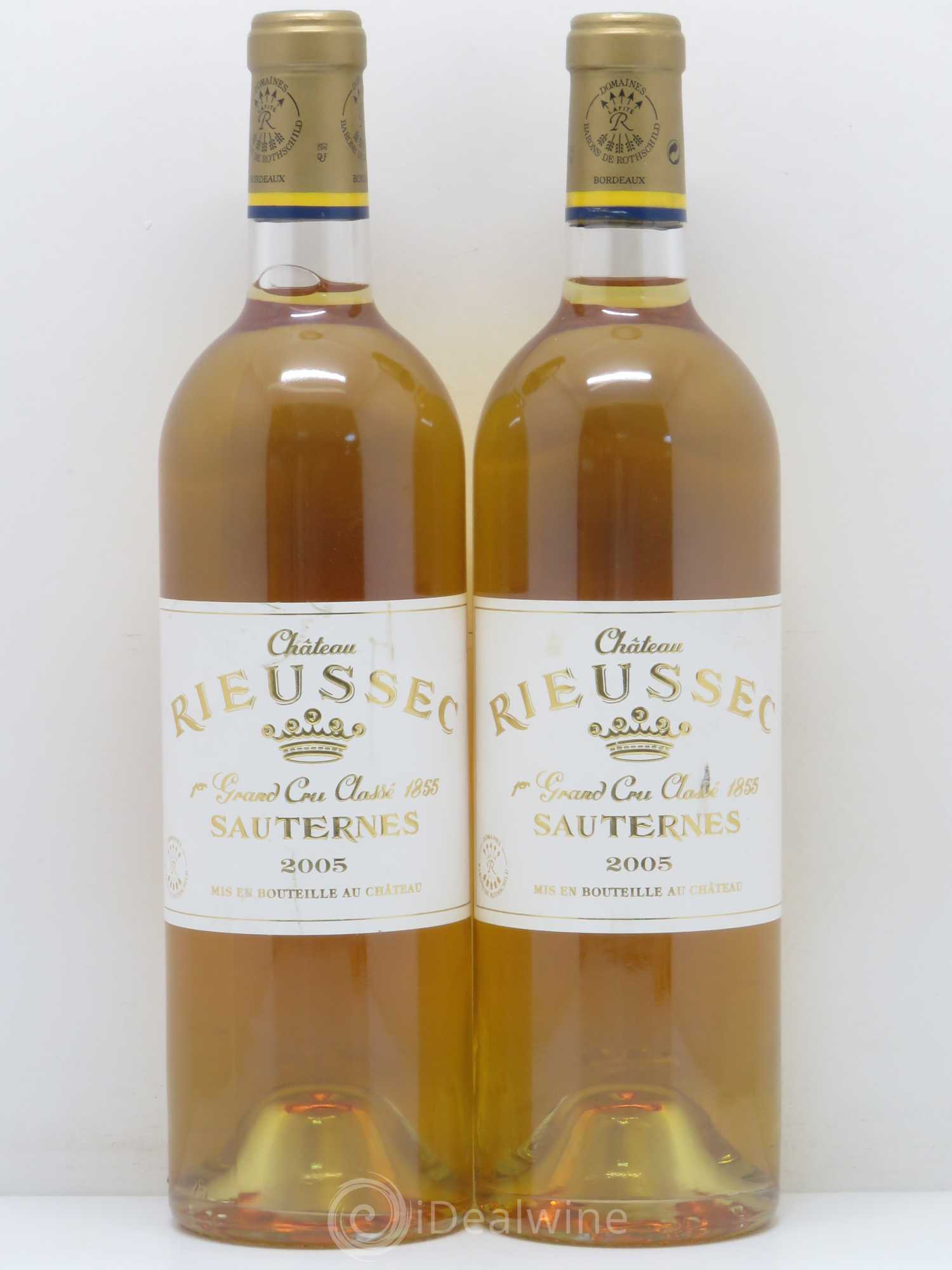 Château Rieussec 1er Grand Cru Classé 2005 - Lotto di 2 bottiglie - 0