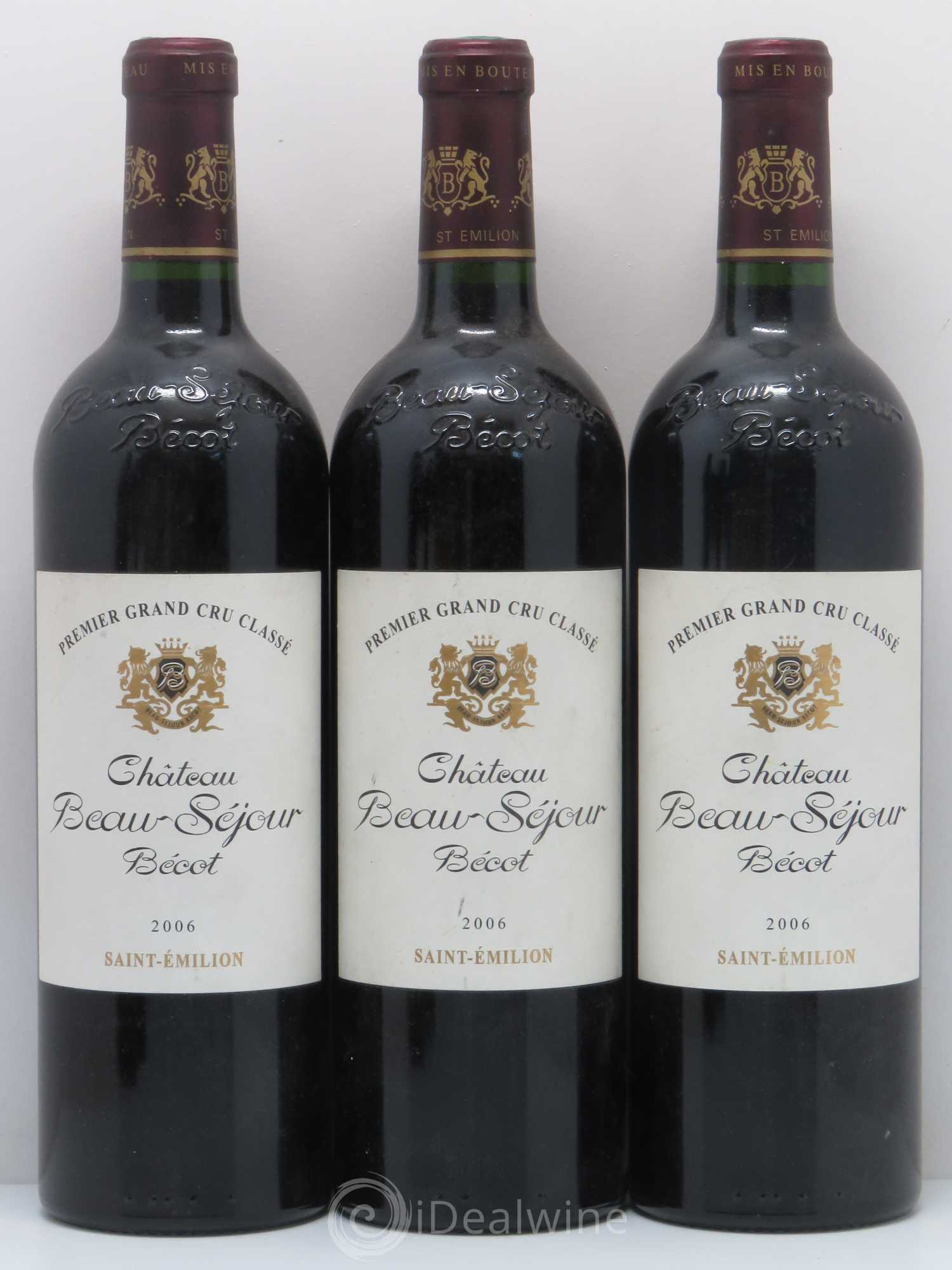 Château Beau-Séjour Bécot 1er Grand Cru Classé B 2006 - Lot de 5 bouteilles - 1