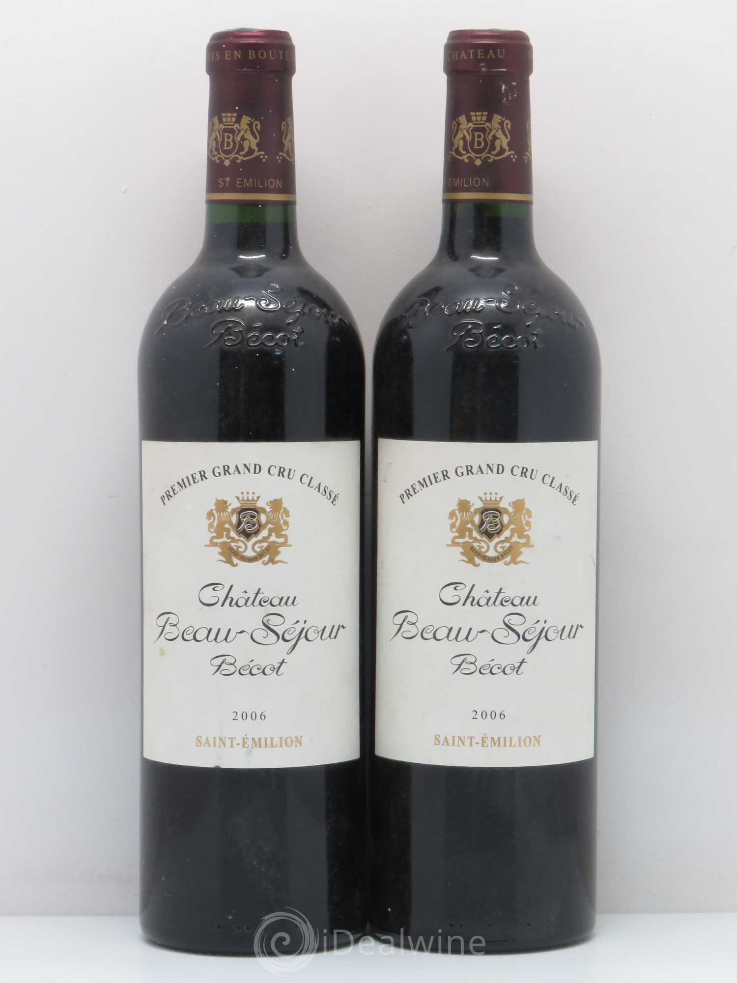 Château Beau-Séjour Bécot 1er Grand Cru Classé B 2006 - Lot de 5 bouteilles - 2