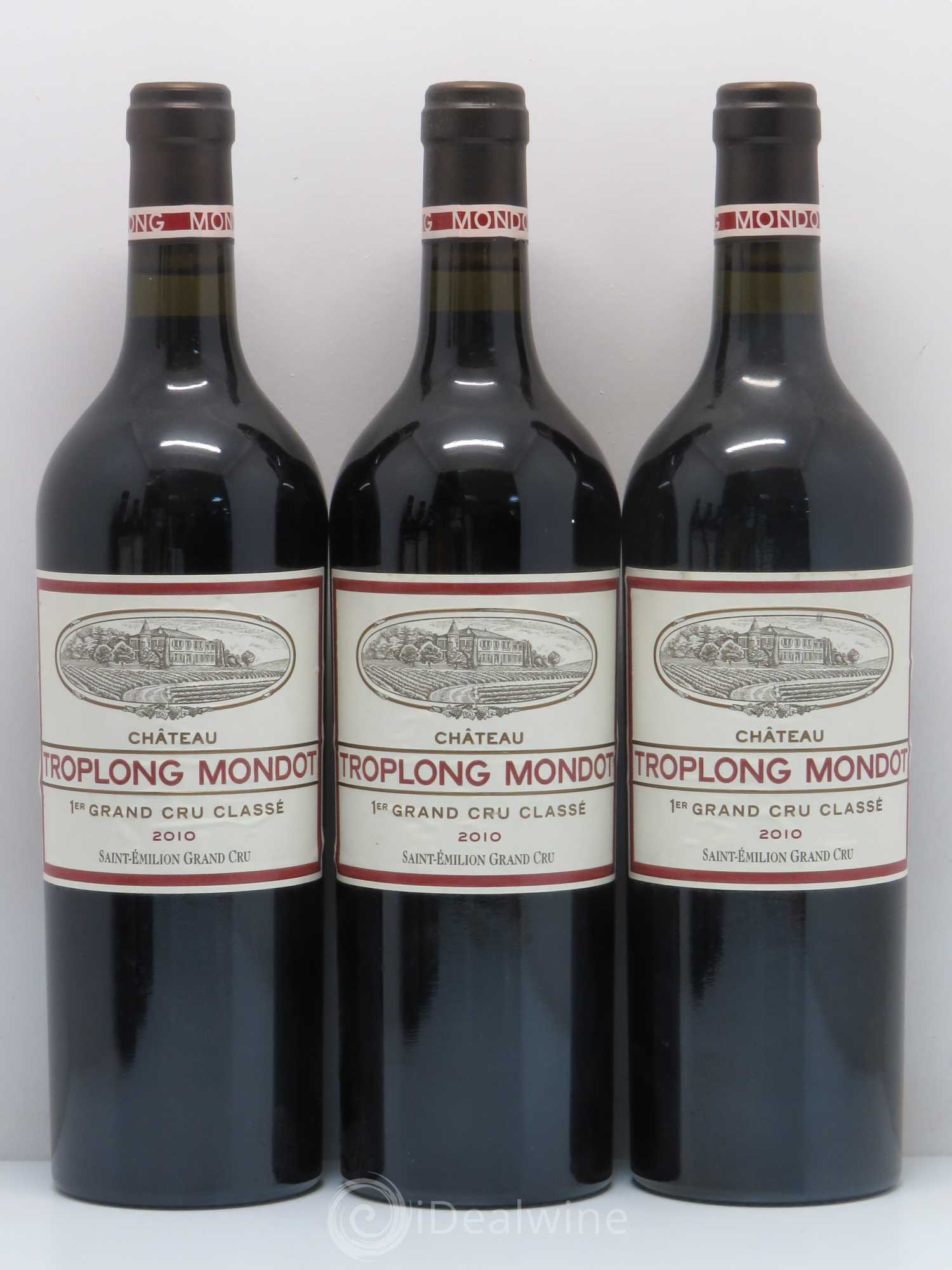 Château Troplong Mondot 1er Grand Cru Classé B 2010 - Lotto di 6 bottiglie - 1
