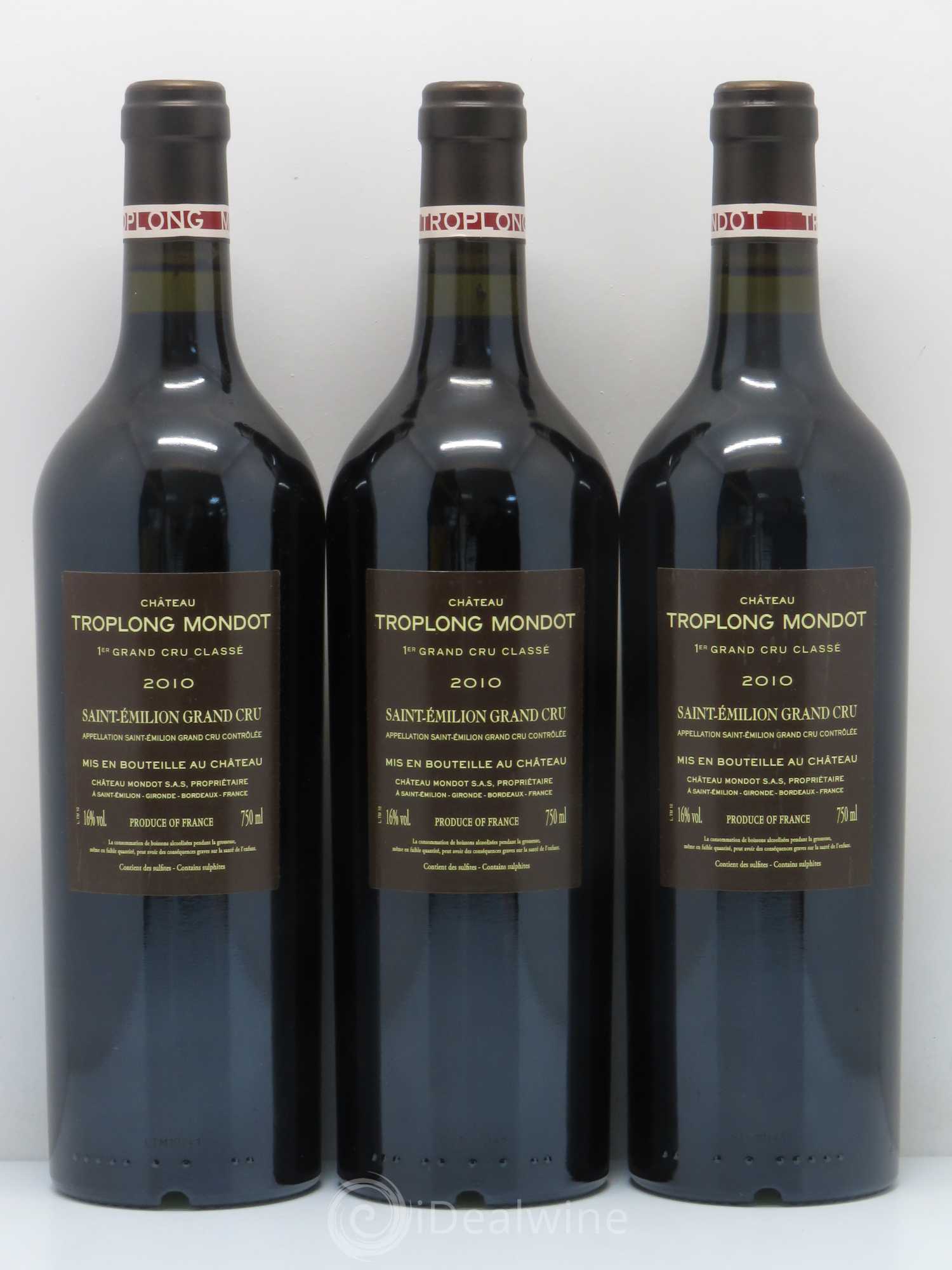 Château Troplong Mondot 1er Grand Cru Classé B 2010 - Lotto di 6 bottiglie - 4