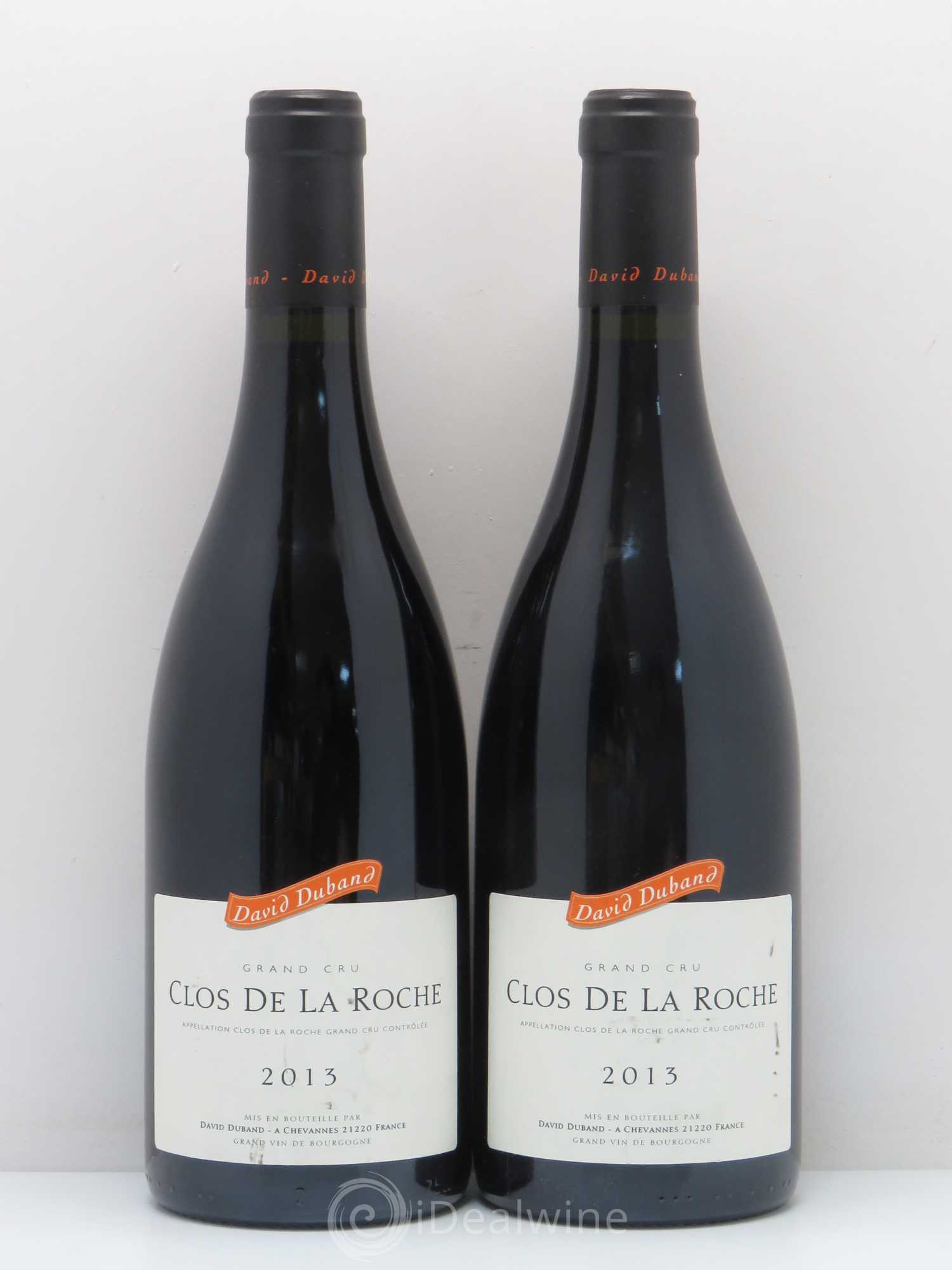 Clos de la Roche Grand Cru Domaine David Duband 2013 - Posten von 2 Flaschen - 0