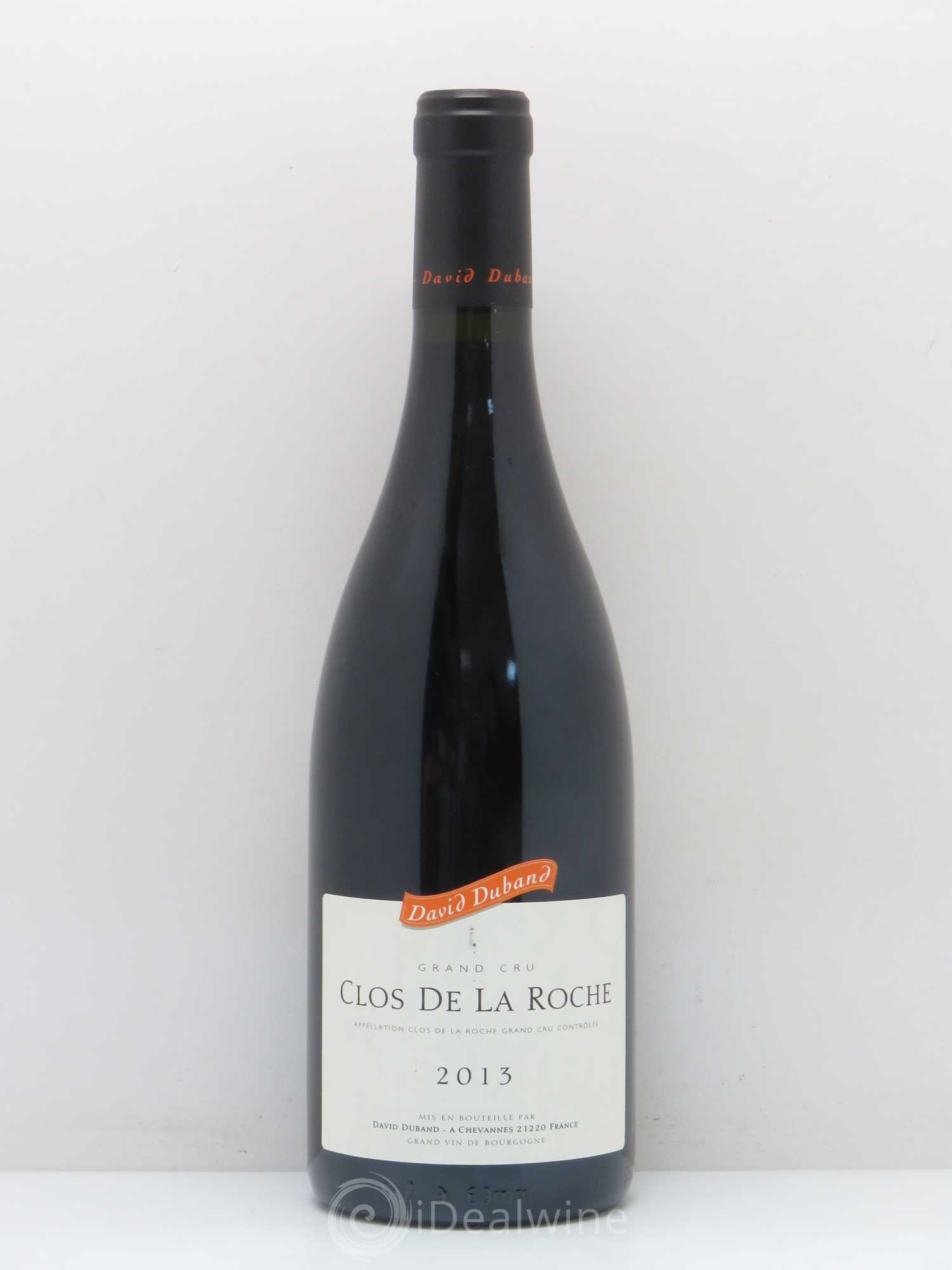 Clos de la Roche Grand Cru Domaine David Duband 2013 - Posten von 1 Flasche - 0