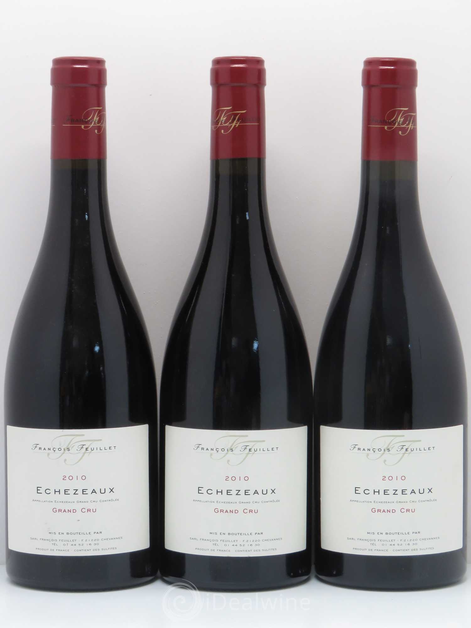 Echezeaux Grand Cru Francois Feuillet 2010 - Lot de 3 bouteilles - 0
