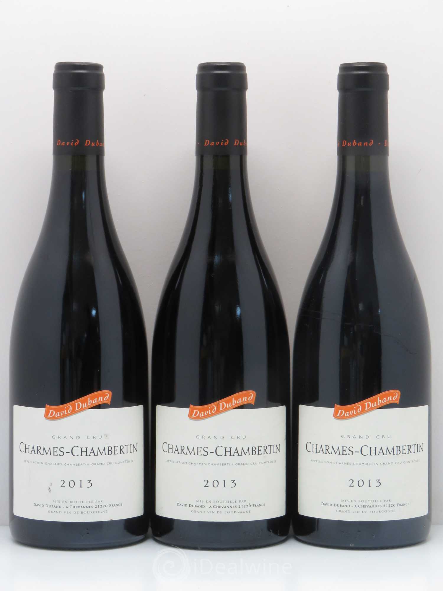 Charmes-Chambertin Grand Cru David Duband (Domaine) 2013 - Lot de 3 bouteilles - 0