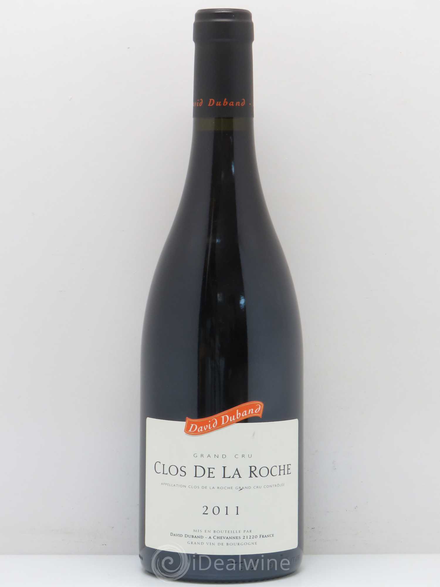 Clos de la Roche Grand Cru Domaine David Duband 2011 - Posten von 1 Flasche - 0