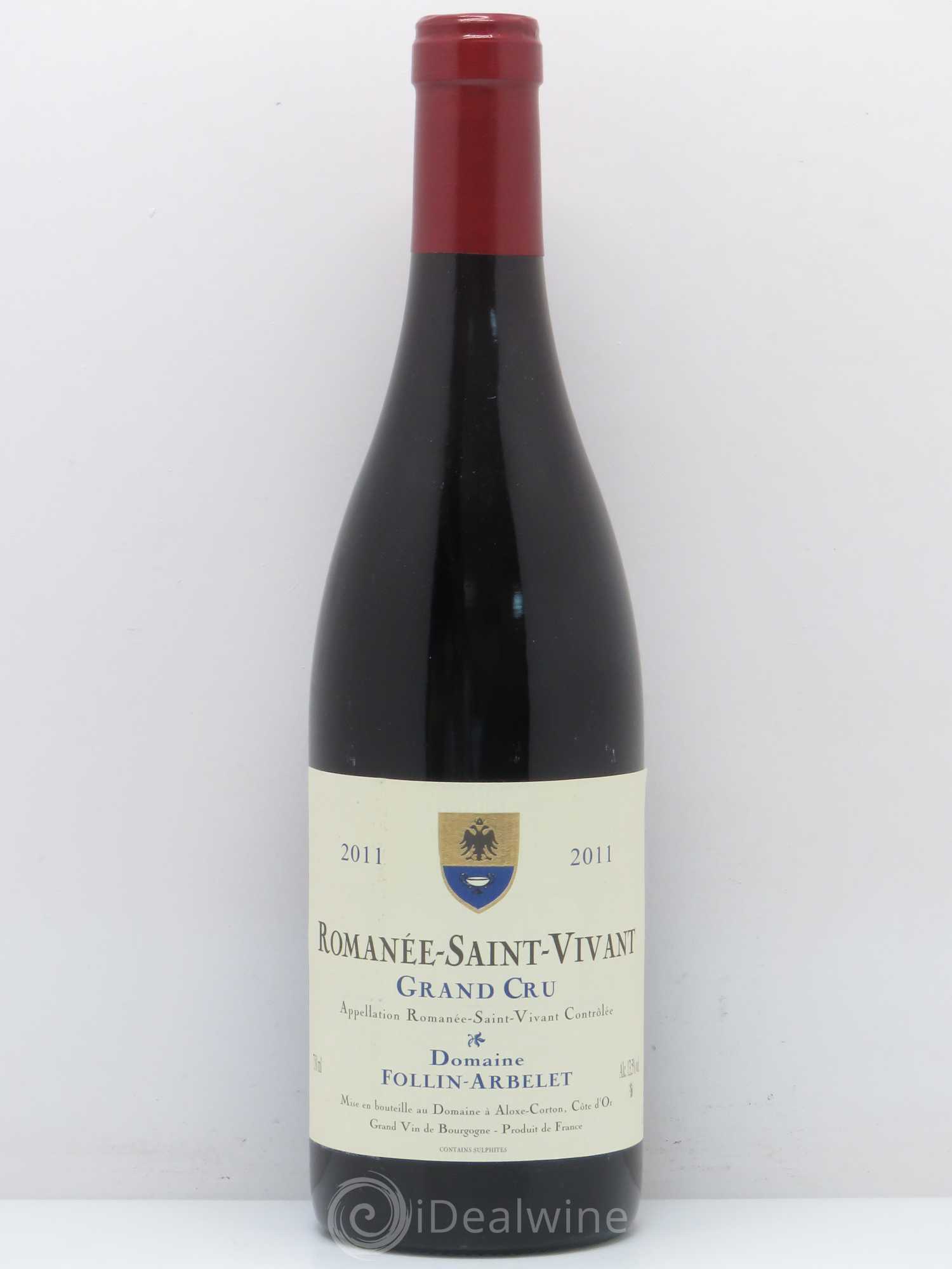 Romanée-Saint-Vivant Grand Cru Follin-Arbelet 2011 - Lot de 1 bouteille - 0