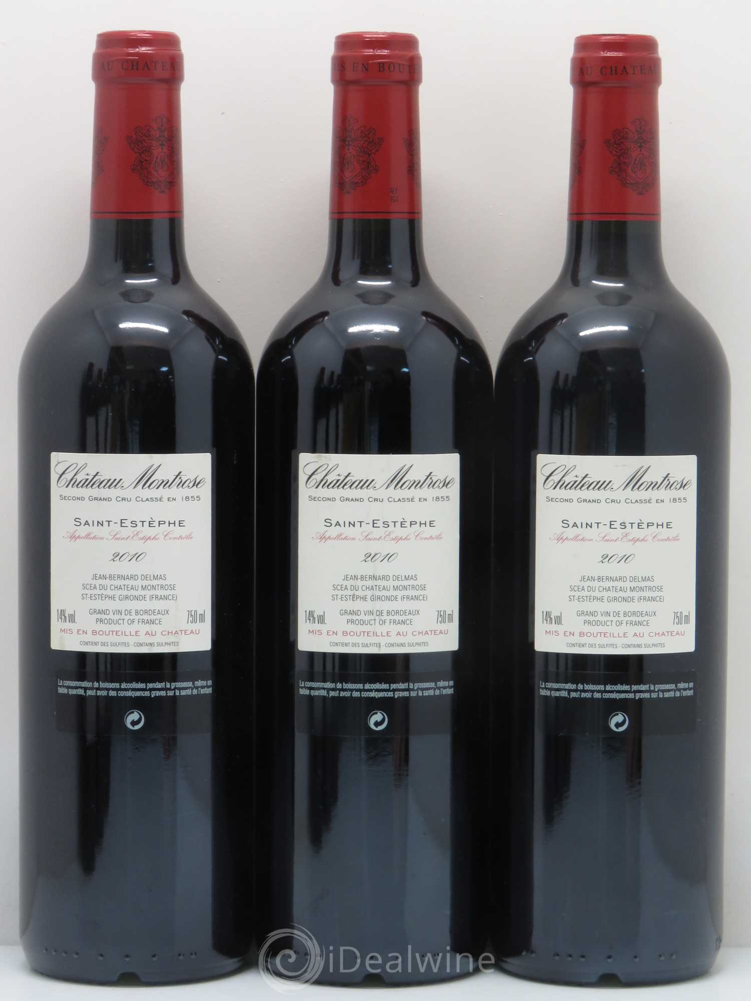 Château Montrose 2ème Grand Cru Classé 2010 - Lot de 6 bouteilles - 2