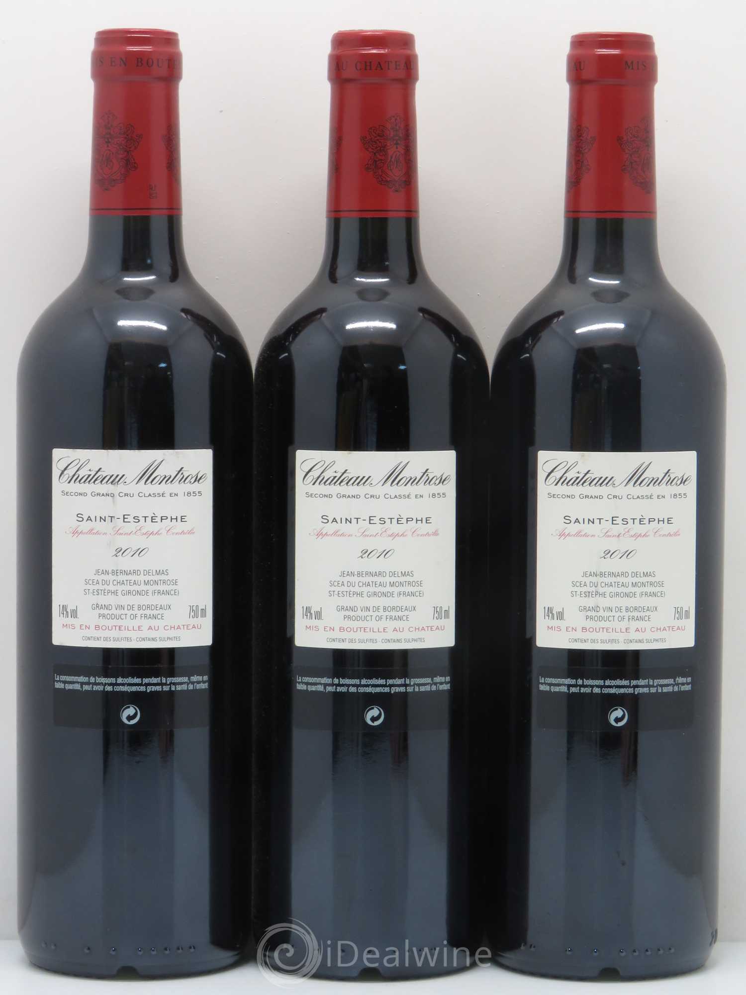 Château Montrose 2ème Grand Cru Classé 2010 - Lot de 6 bouteilles - 4