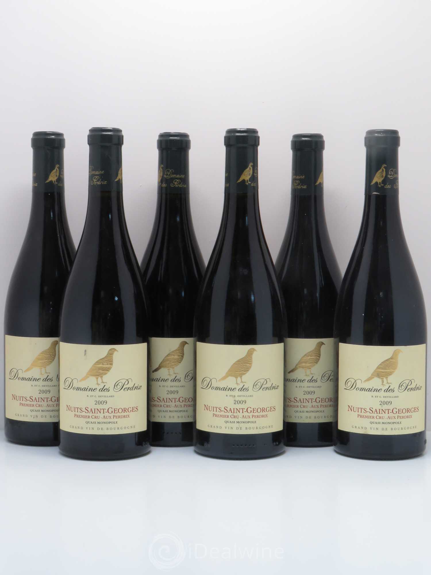 Nuits-Saint-Georges 1er Cru Aux Perdrix Perdrix (Domaine des) 2009 - Lot de 6 bouteilles - 0