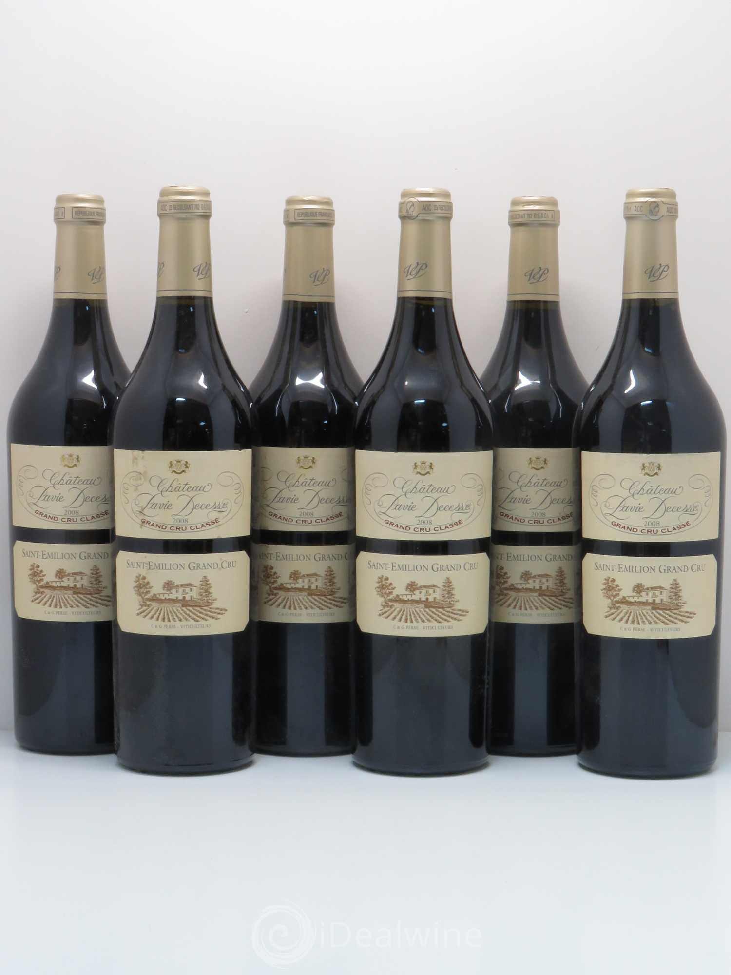Château Pavie Decesse Grand Cru Classé 2008 - Lot de 6 bouteilles - 0