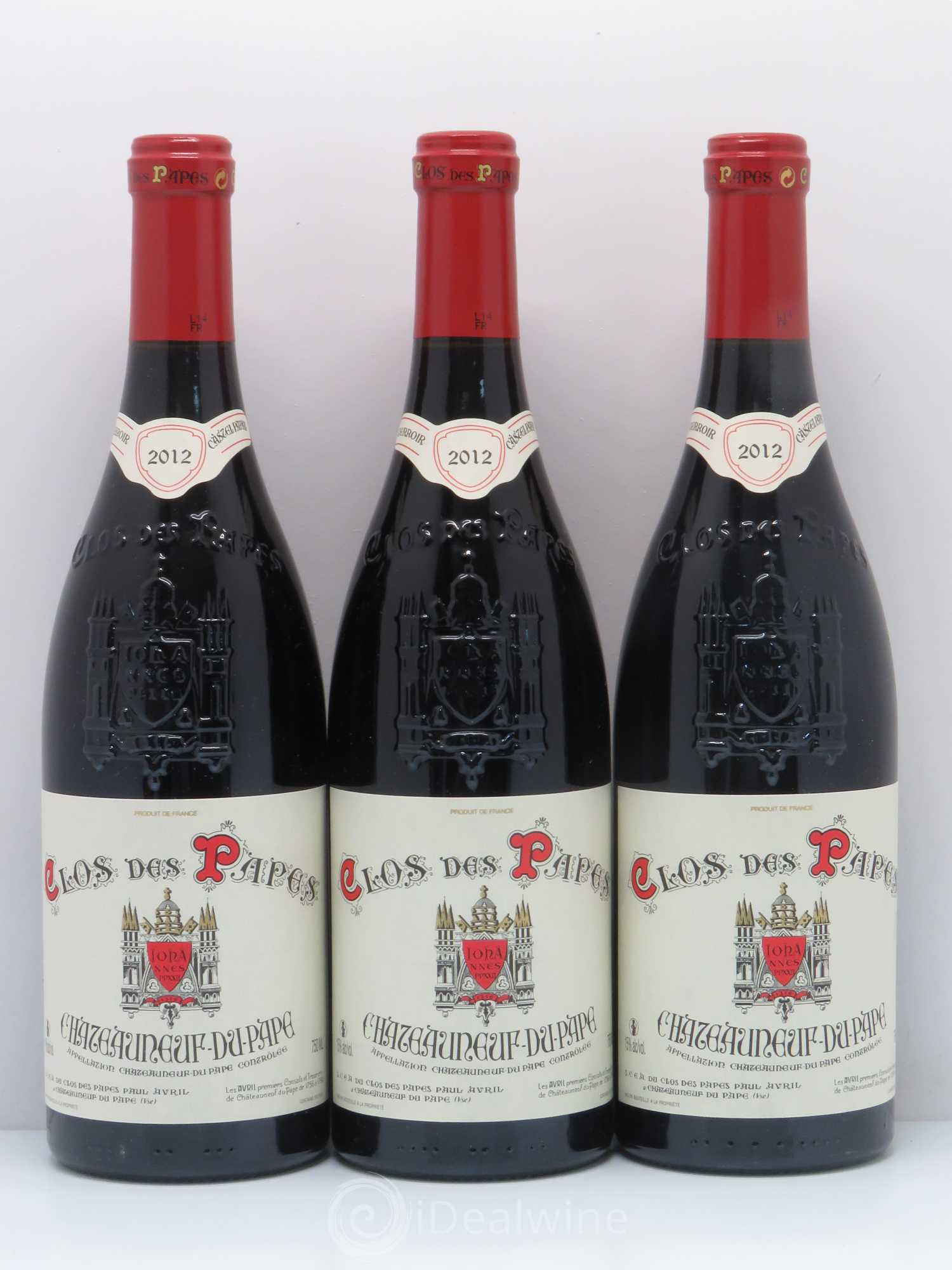 Châteauneuf-du-Pape Clos des Papes - Paul Avril 2012 - Lot de 6 bouteilles - 2