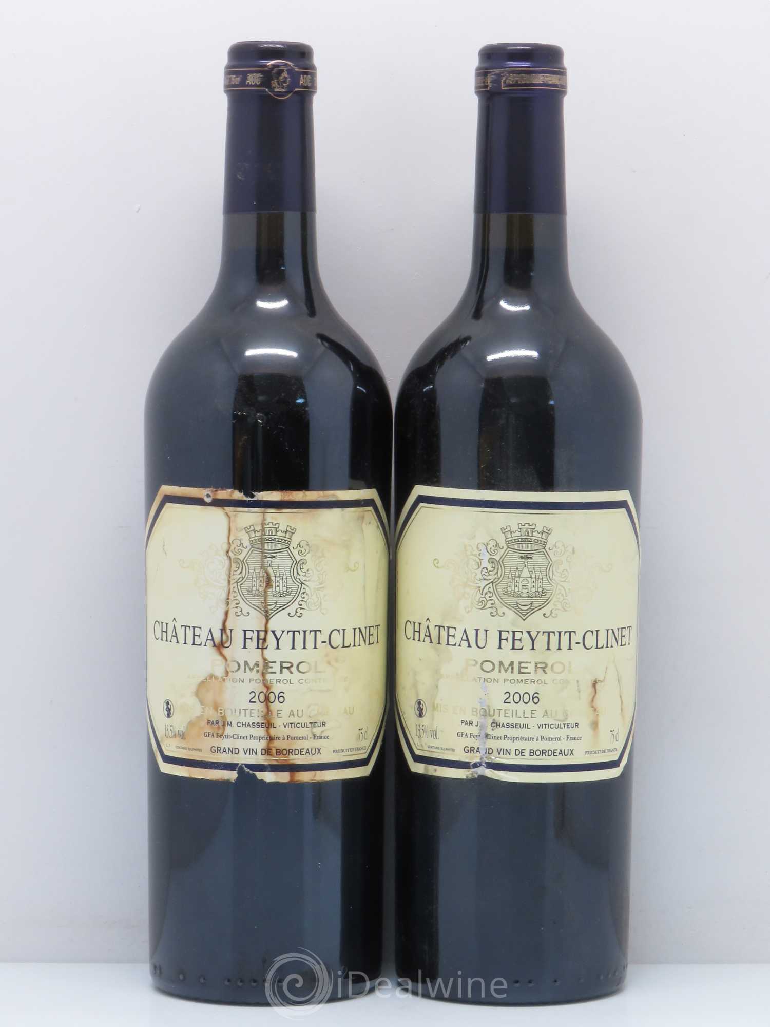Château Feytit-Clinet 2006 - Lot de 2 bouteilles - 0