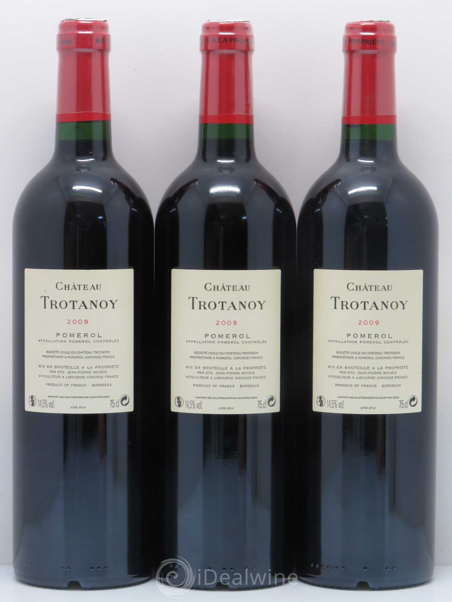 Château Trotanoy 2009 - Lot of 3 bottles - 1