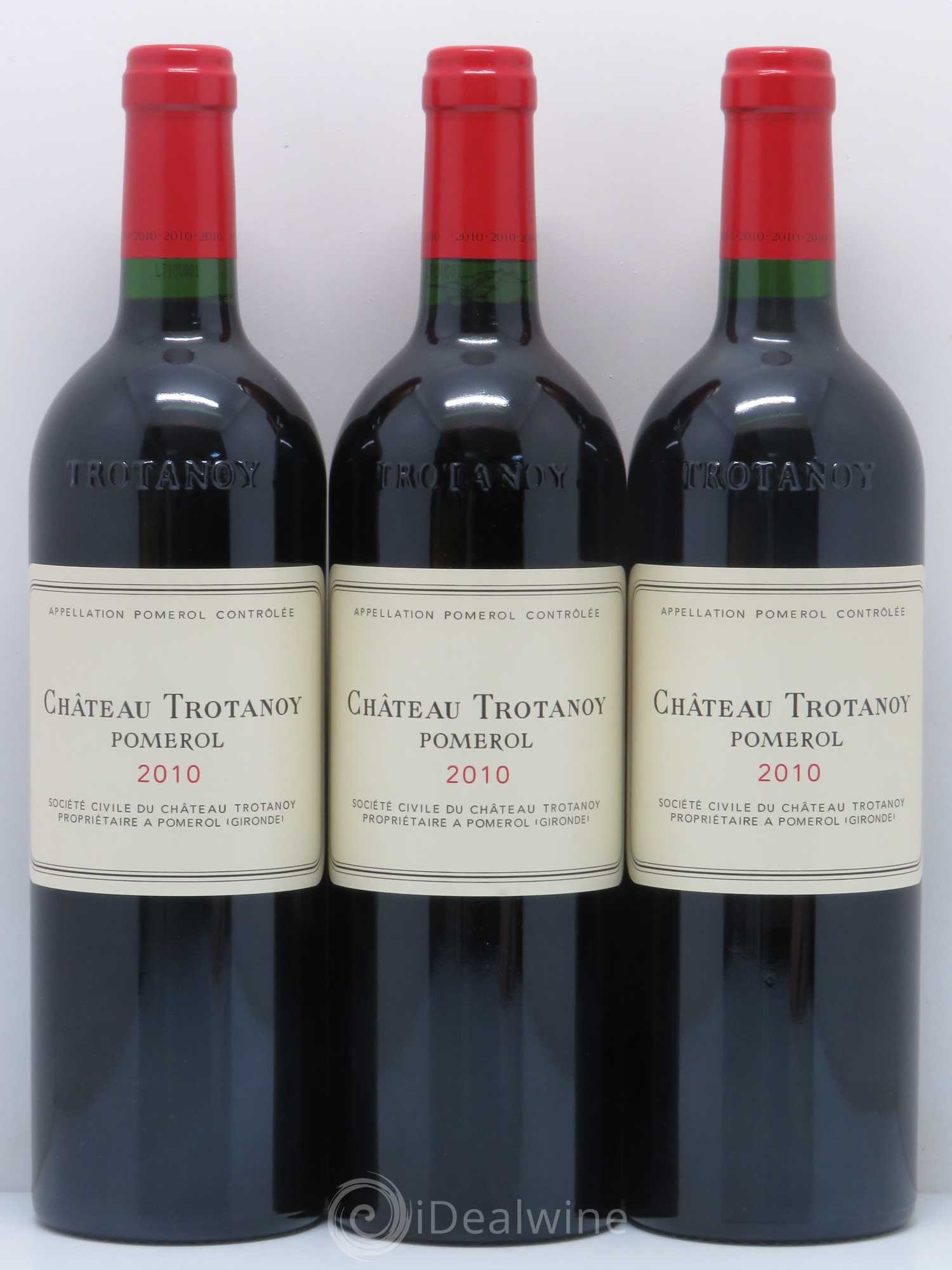 Château Trotanoy 2010 - Lot de 3 bouteilles - 0