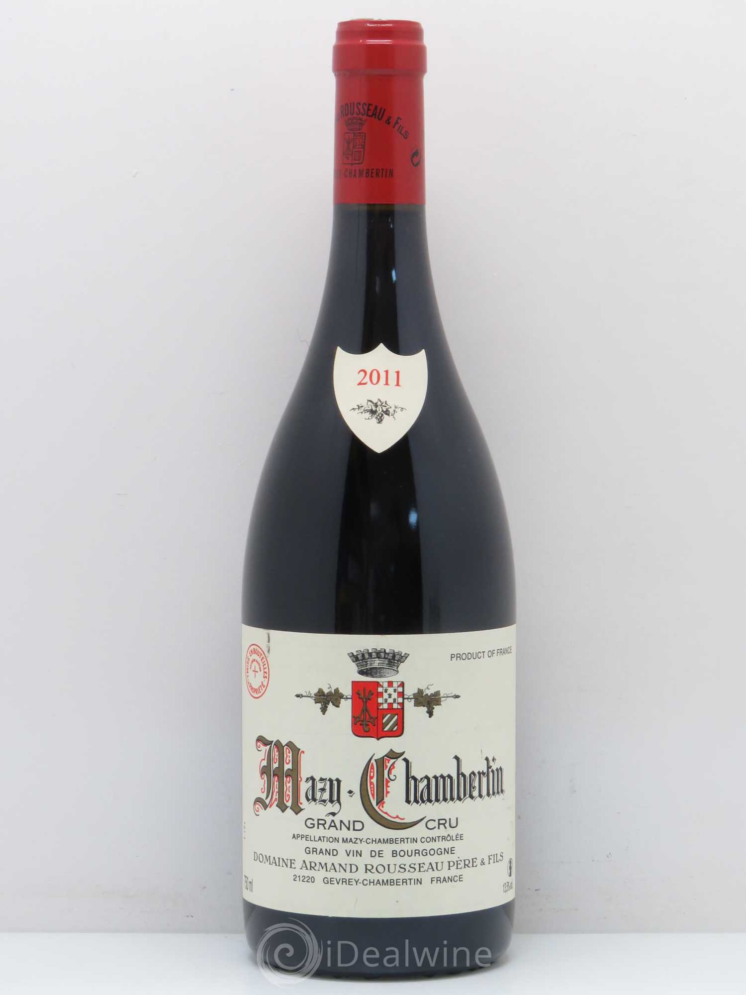 Mazis-Chambertin Grand Cru Armand Rousseau (Domaine) 2011 - Lot de 1 bouteille - 0