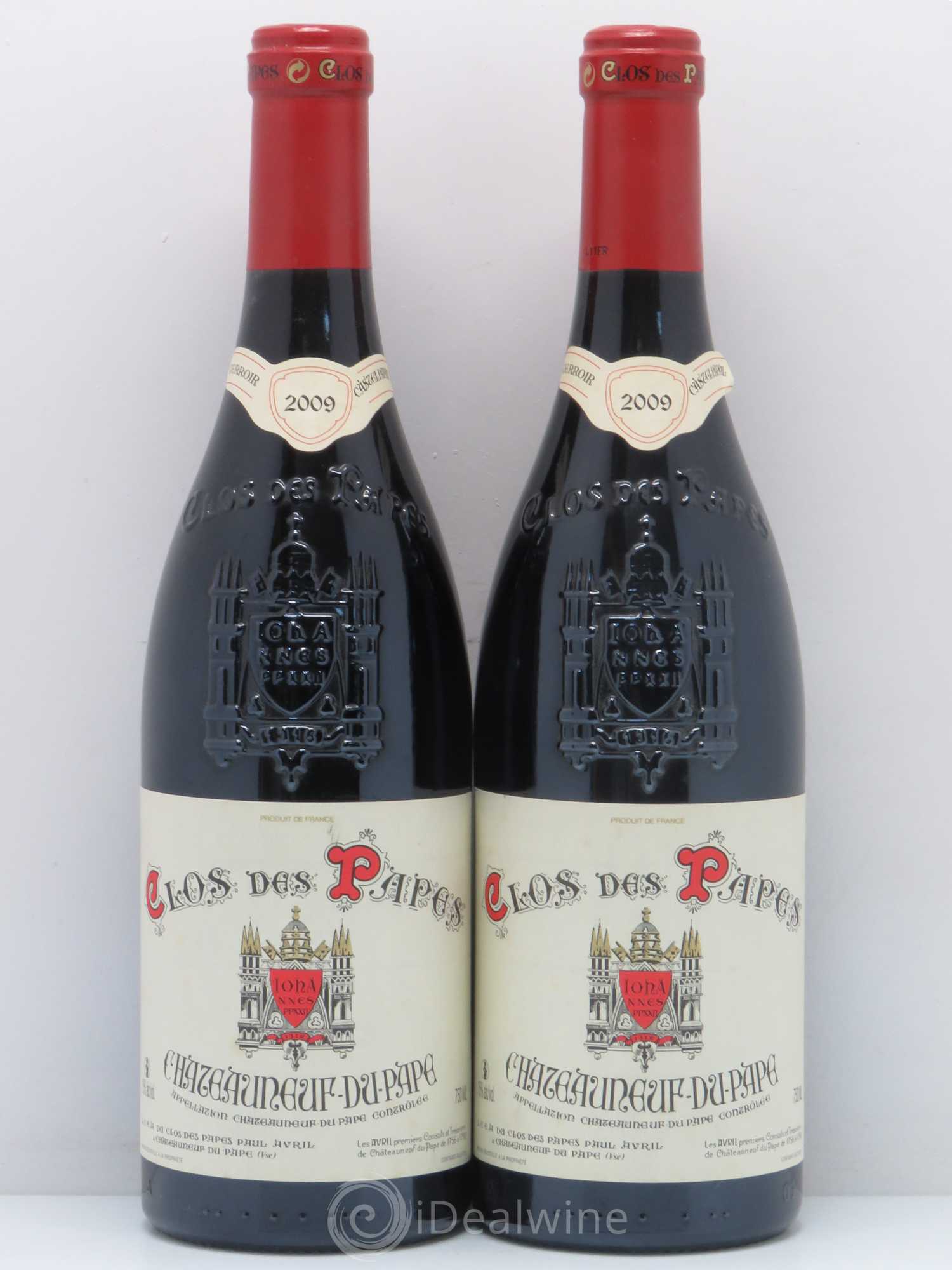 Châteauneuf-du-Pape Clos des Papes - Paul Avril 2009 - Lot de 5 bouteilles - 2