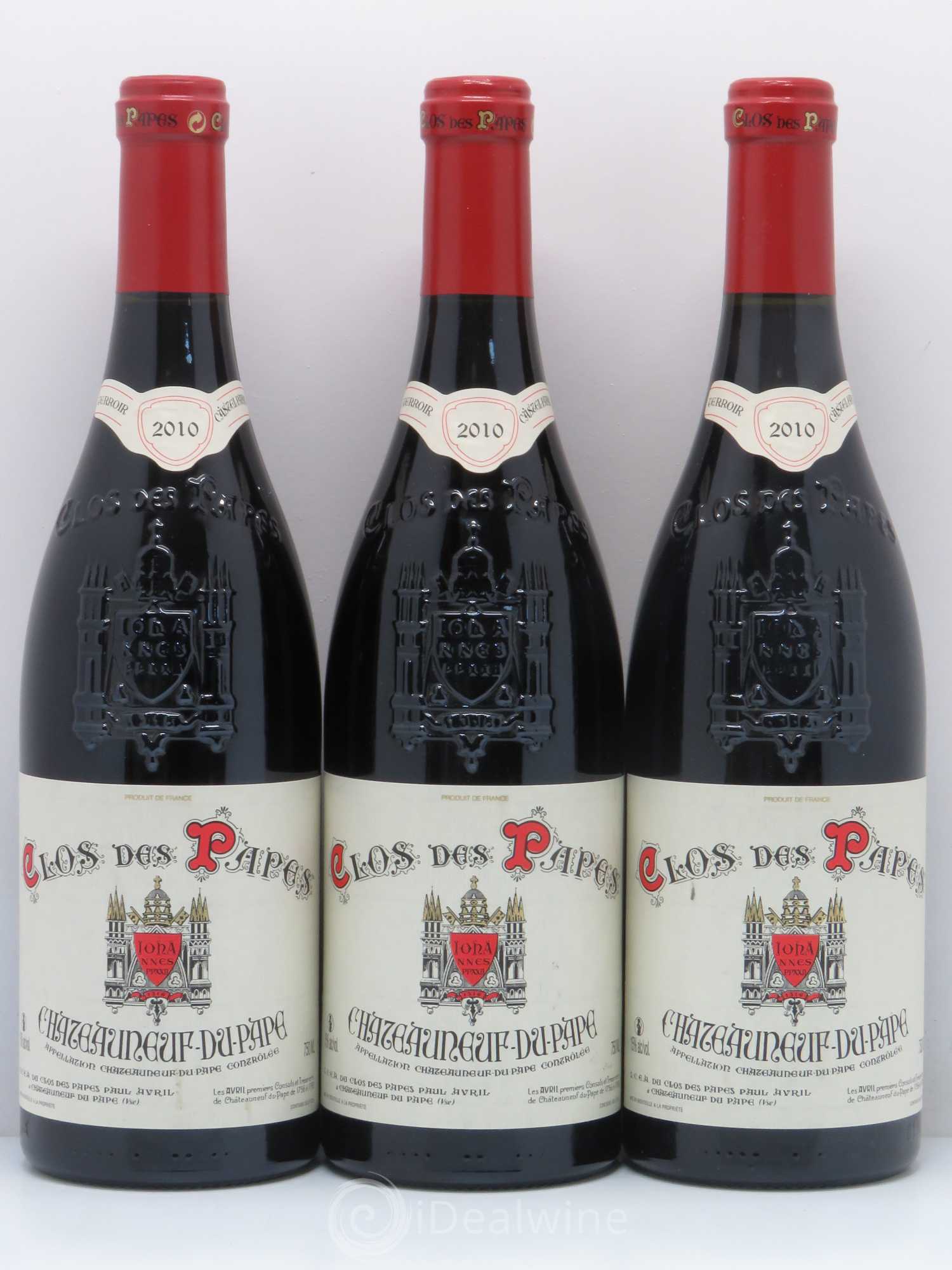Châteauneuf-du-Pape Clos des Papes - Paul Avril 2010 - Lot de 6 bouteilles - 2