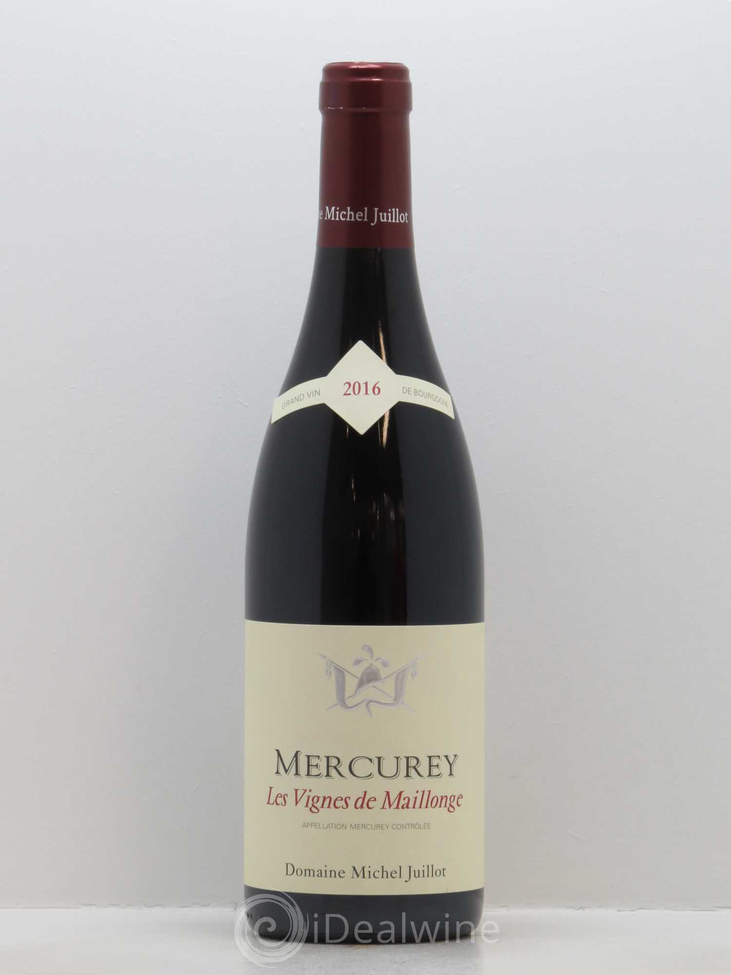 Mercurey Les Vignes de Maillonge Michel Juillot (Domaine) 2016 - Lot de 1 bouteille - 0