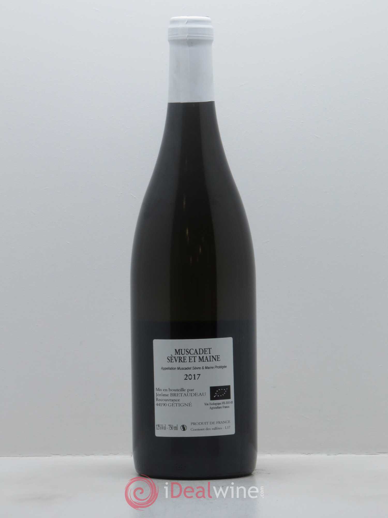 Muscadet-Sèvre-et-Maine Gabbro Jérôme Bretaudeau - Domaine de Bellevue 2017 - Lot de 1 bouteille - 1