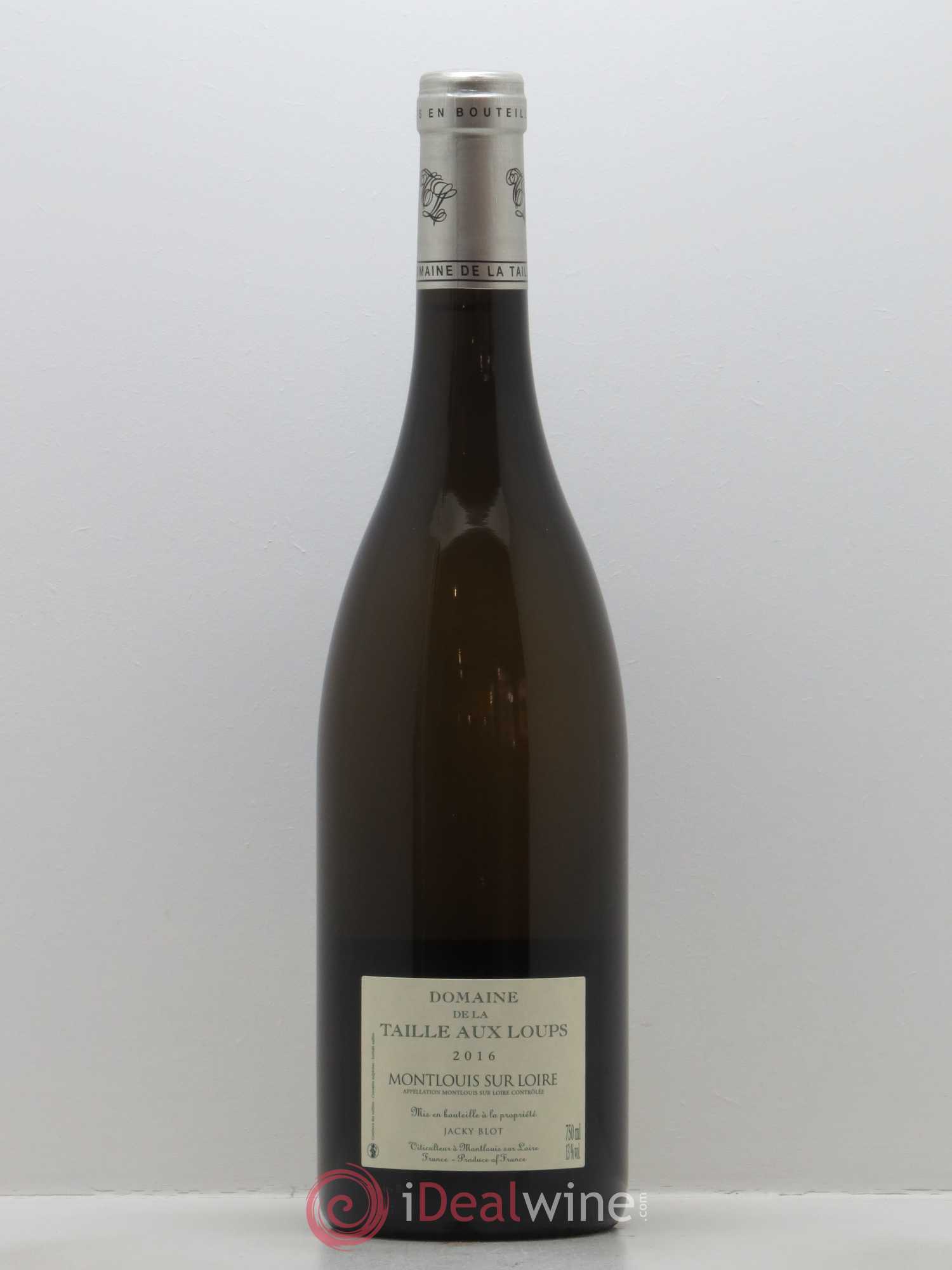 Montlouis-sur-Loire Les Hauts de Husseau La Taille aux Loups - Jacky Blot 2016 - Lot de 1 bouteille - 1