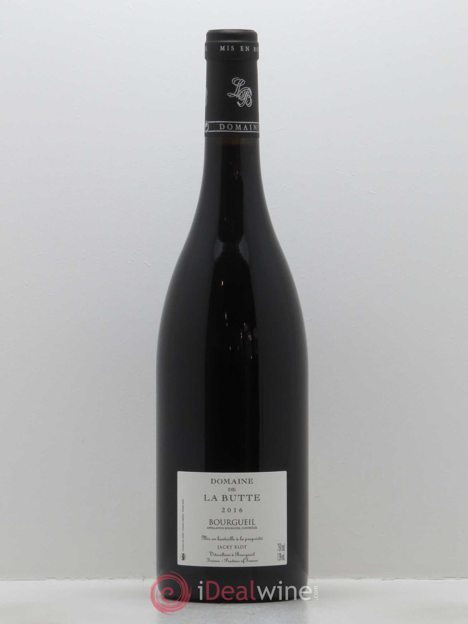 Bourgueil Mi-Pente Domaine de La Butte - Jacky Blot 2016 - Lot de 1 bouteille - 1
