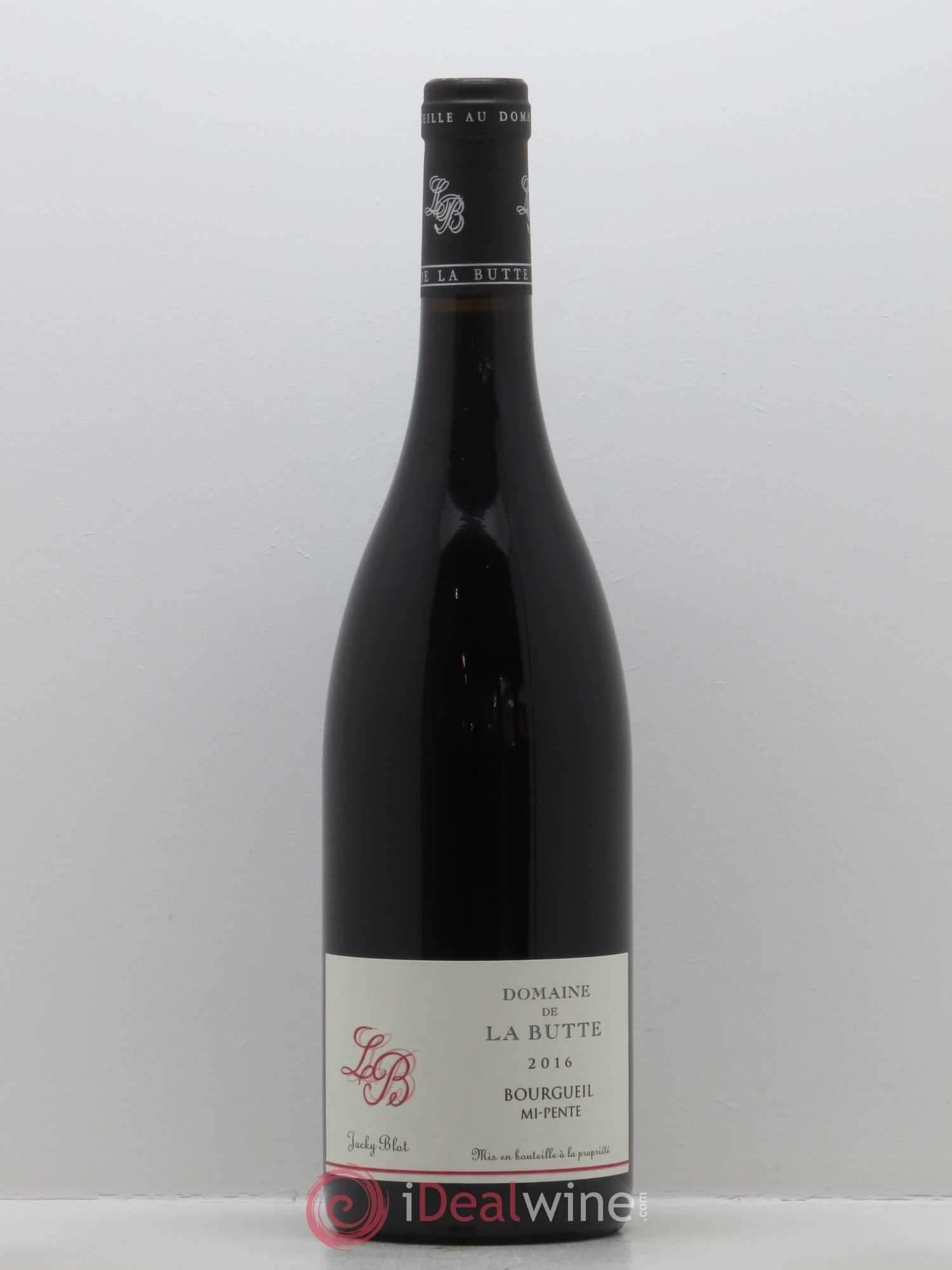 Bourgueil Mi-Pente Domaine de La Butte - Jacky Blot 2016 - Lot de 1 bouteille - 0