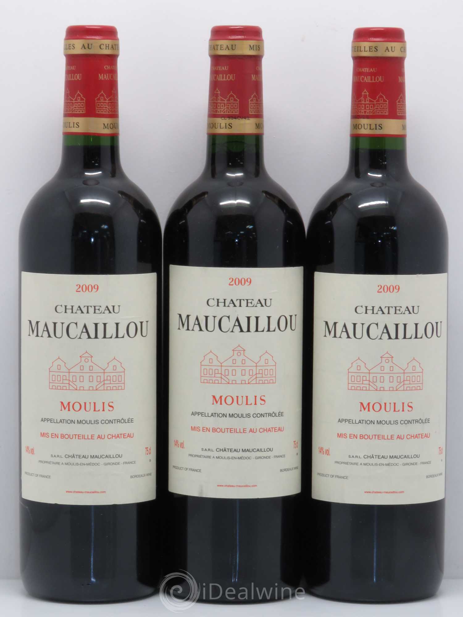 Château Maucaillou 2009 - Lot de 3 bouteilles - 0