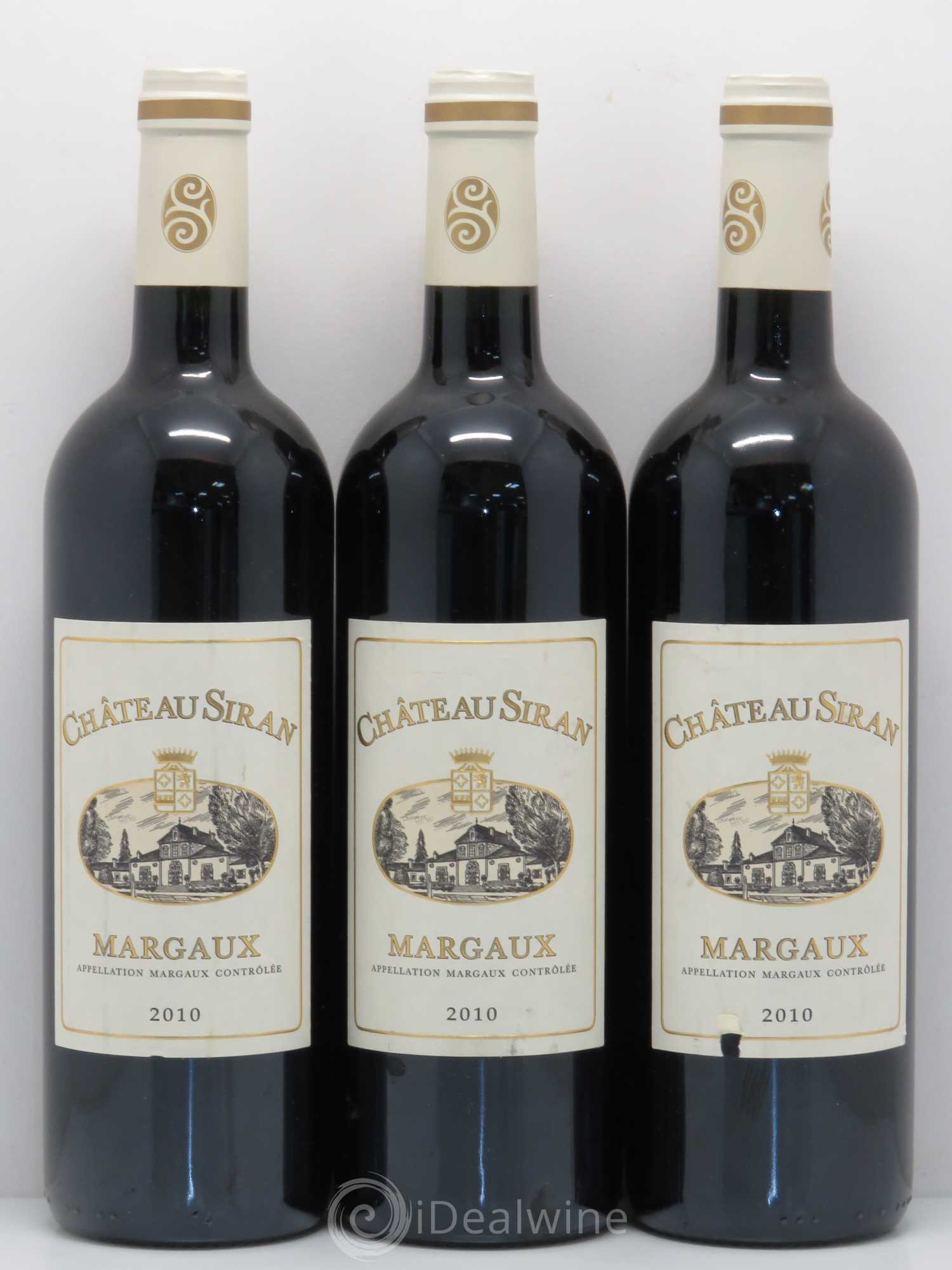 Château Siran 2010 - Lot de 3 bouteilles - 0