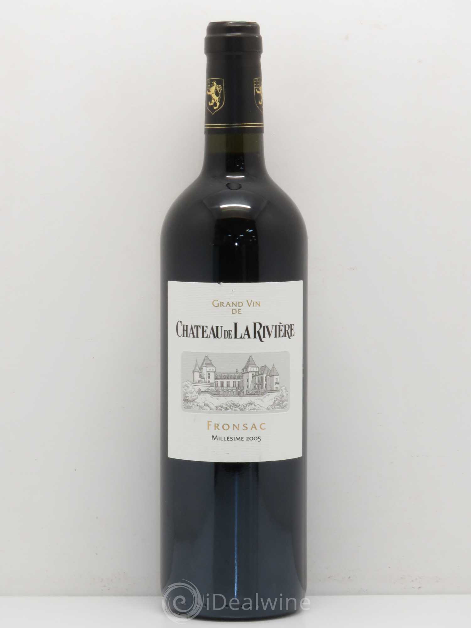 Château de La Rivière 2005 - Lot de 1 bouteille - 0