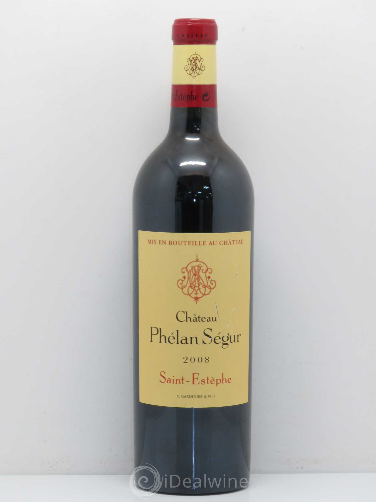 Château Phélan Ségur 2008 - Posten von 1 Flasche - 0