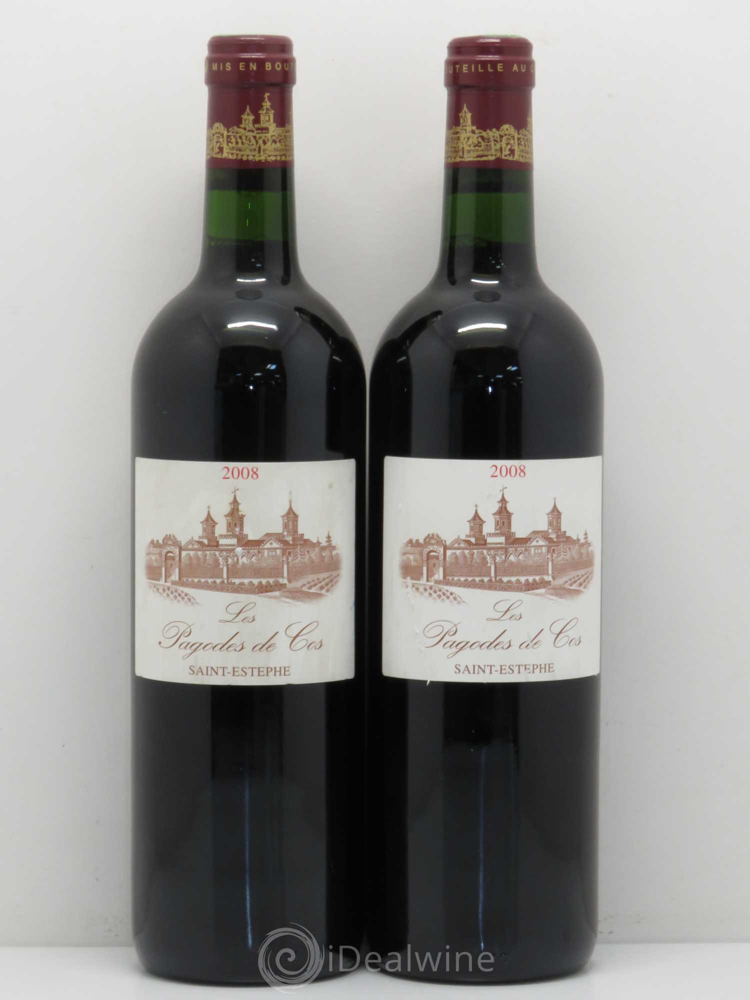 Les Pagodes de Cos Second Vin 2008 - Lotto di 2 bottiglie - 0