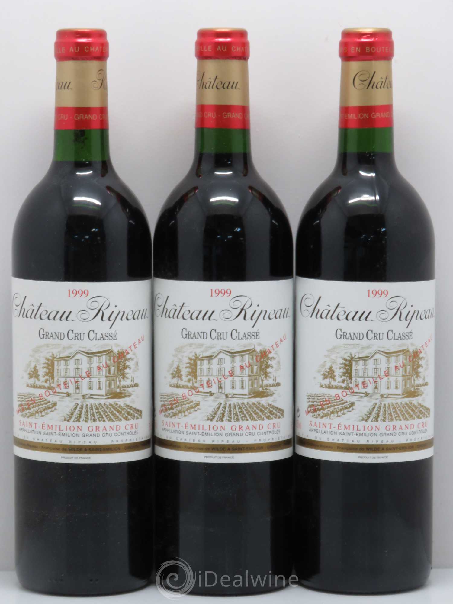 Château Ripeau Grand Cru Classé 1999 - Lot of 12 bottles - 1
